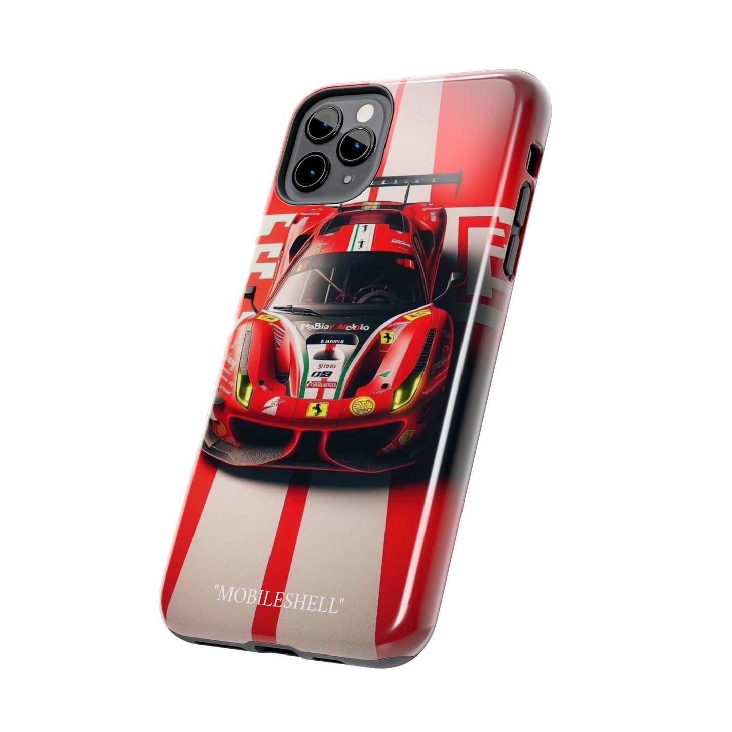 Red Ferrari tough phone case