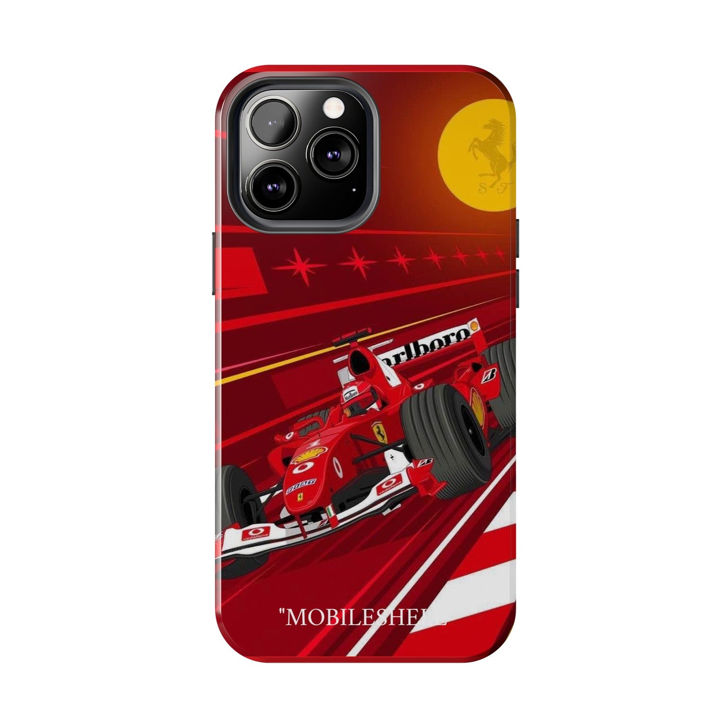 F1 Ferrari team car tough phone case