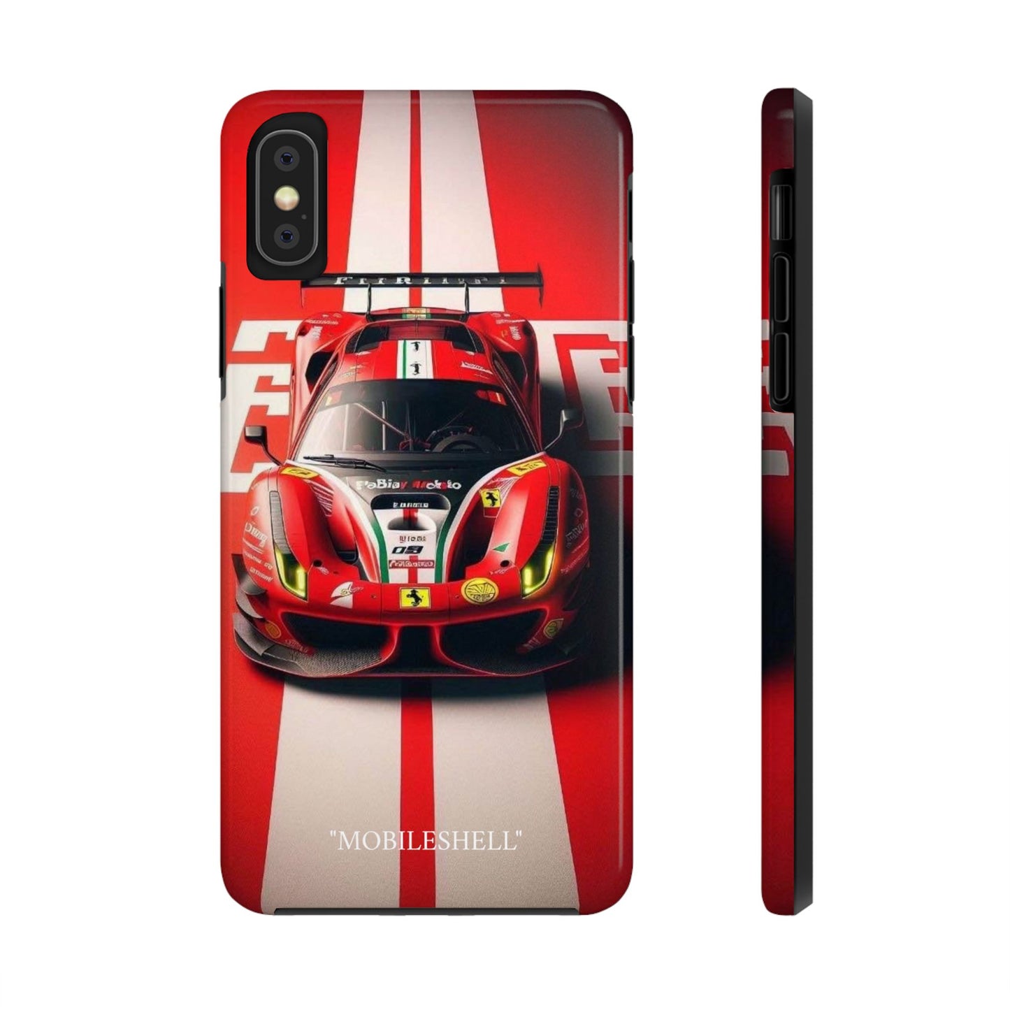 Red Ferrari tough phone case