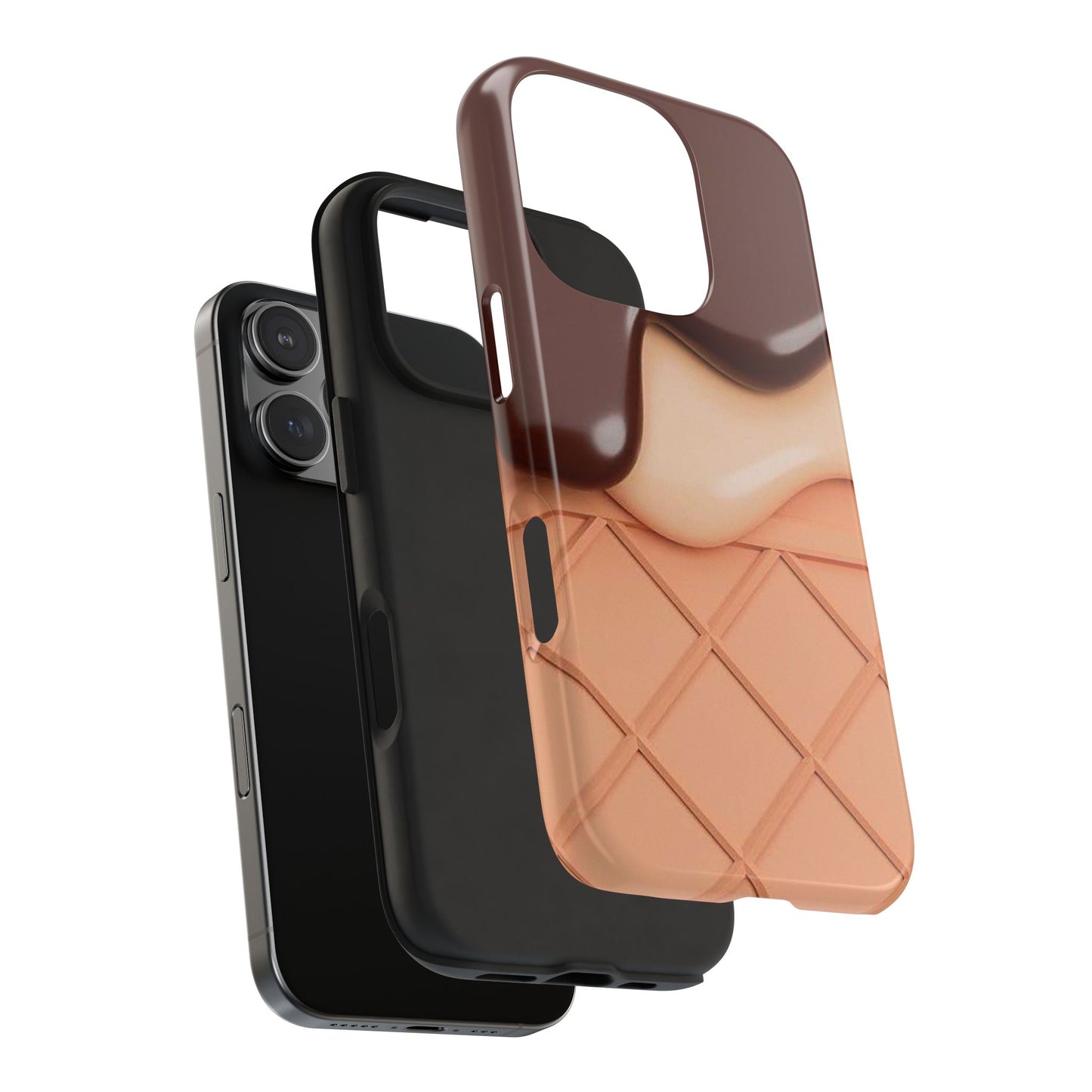 Ice cream drip Tough Phone Cases