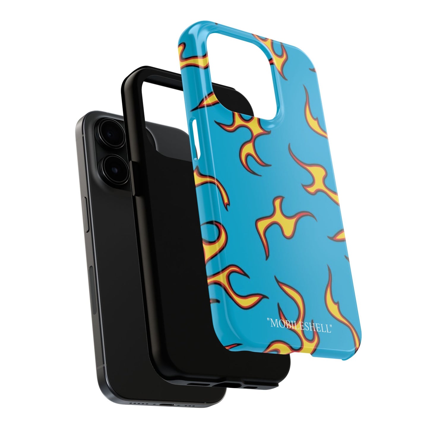 Blue Flame tough phone case