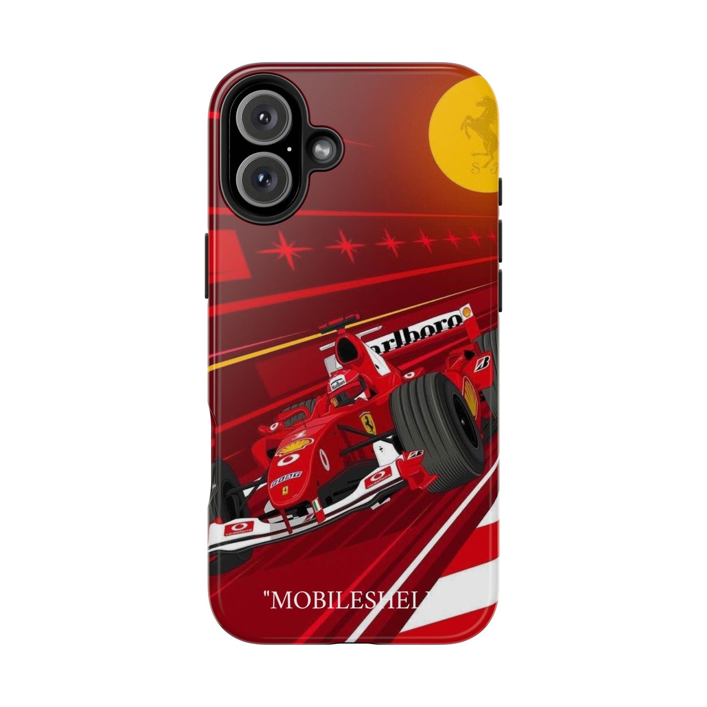 F1 Ferrari team car tough phone case