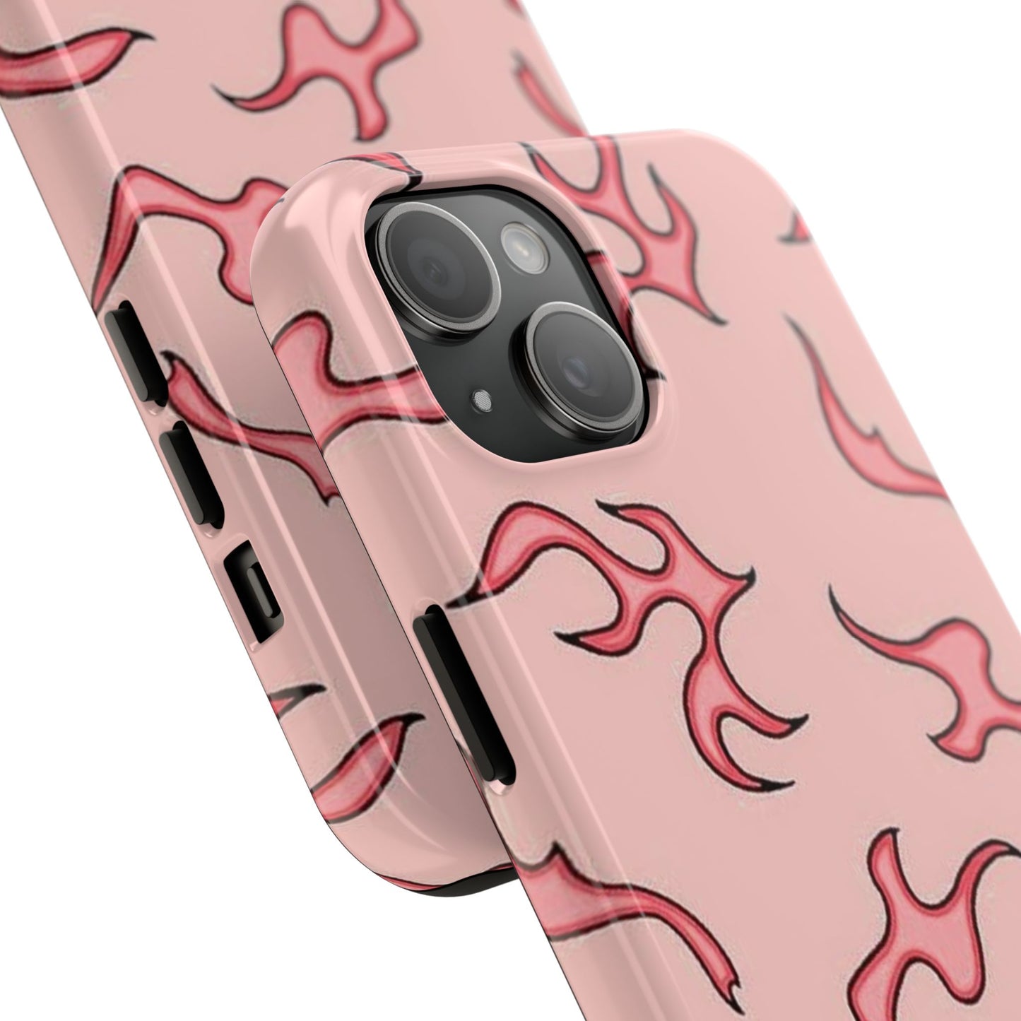 Stylish Flame Tough Phone Case