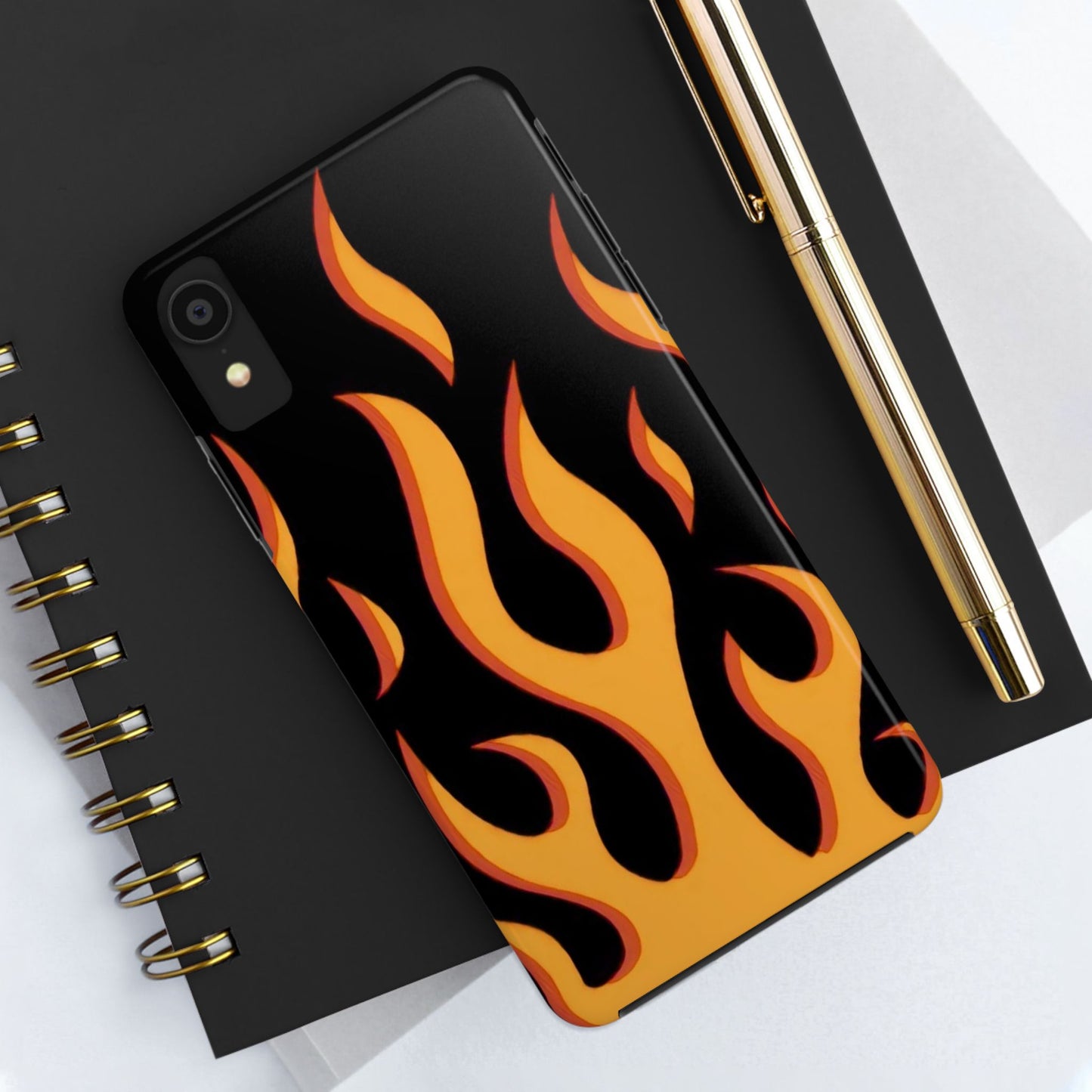 Flame Design Tough Phone Case