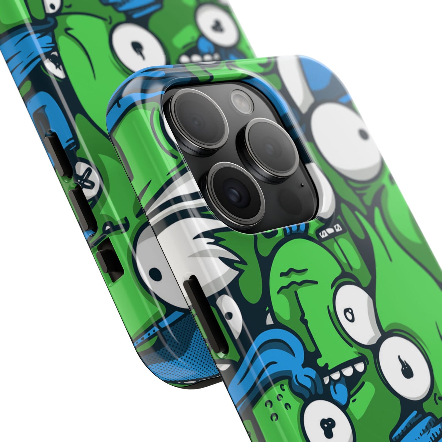 Whimsical Green Monster Phone Case