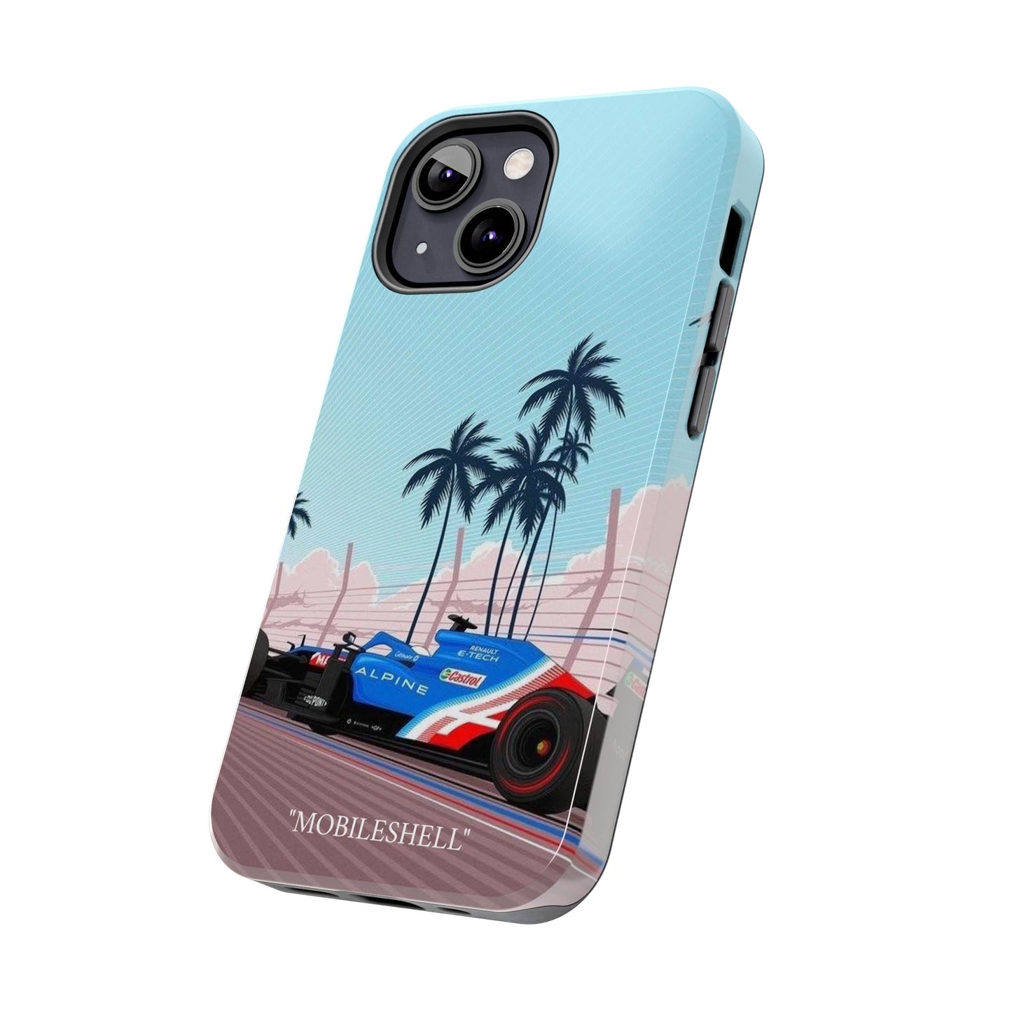 F1 Alpine team car tough phone case