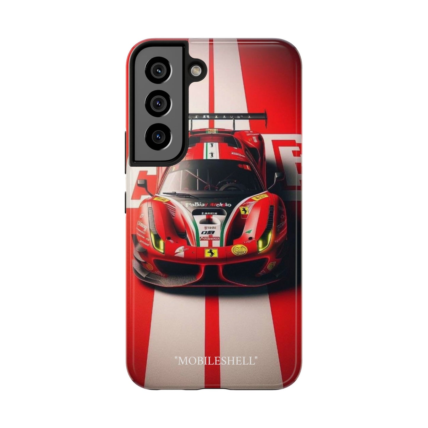 Red Ferrari tough phone case