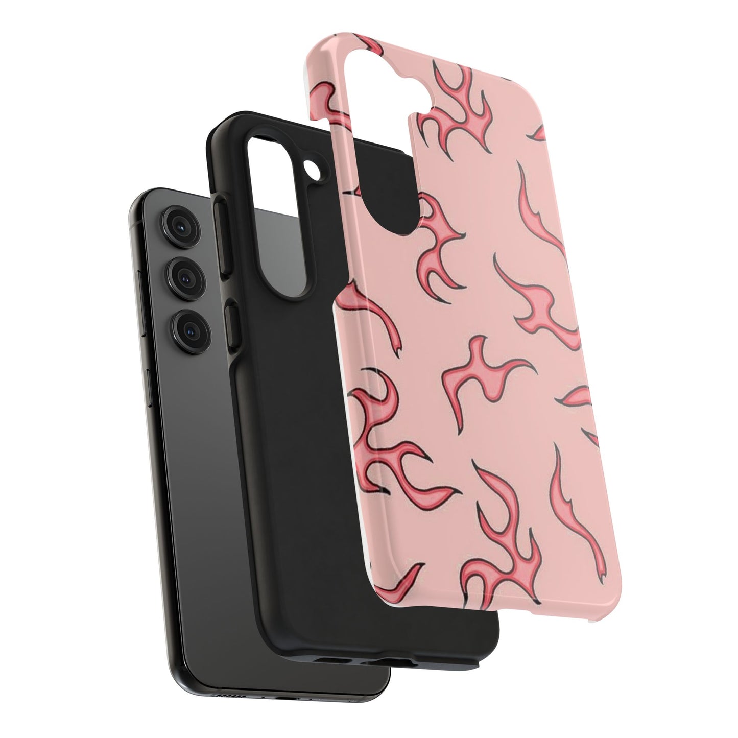 Stylish Flame Tough Phone Case