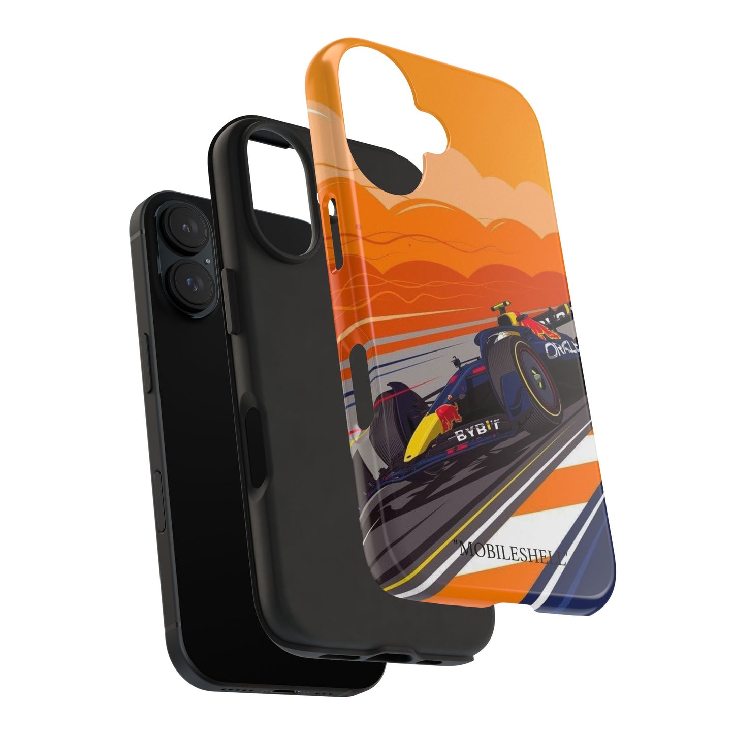 F1 Redbull cartoon tough phone case