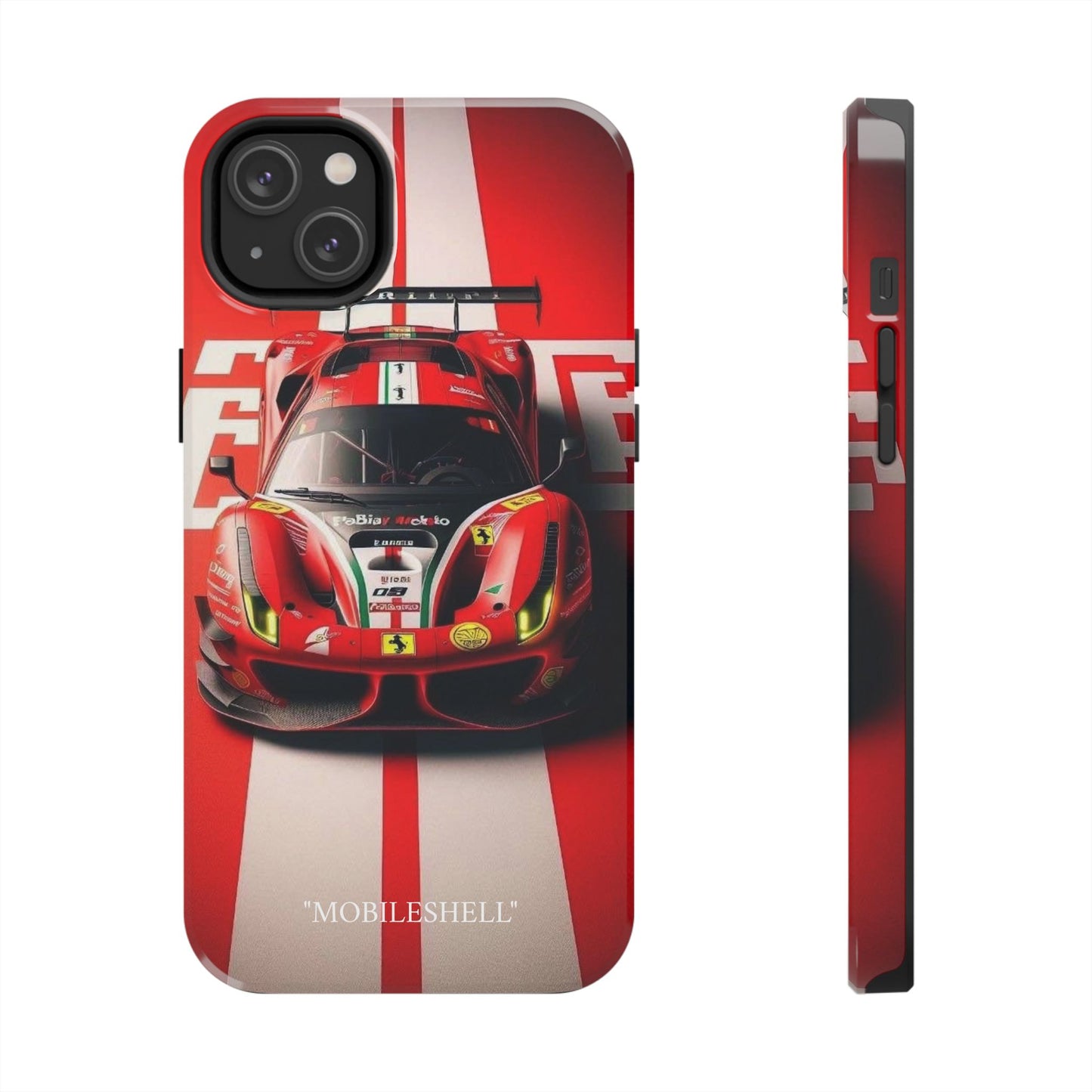 Red Ferrari tough phone case