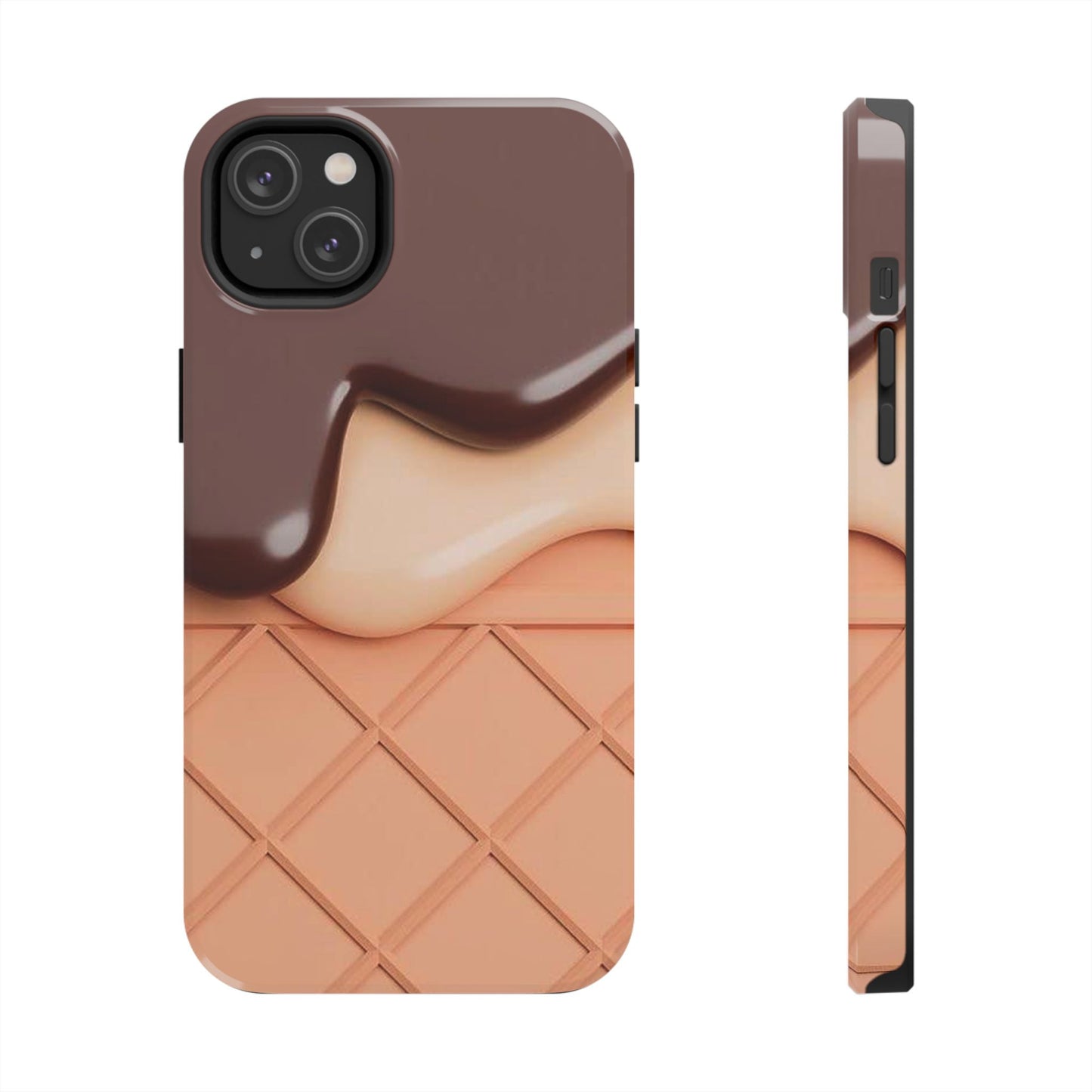 Ice cream drip Tough Phone Cases