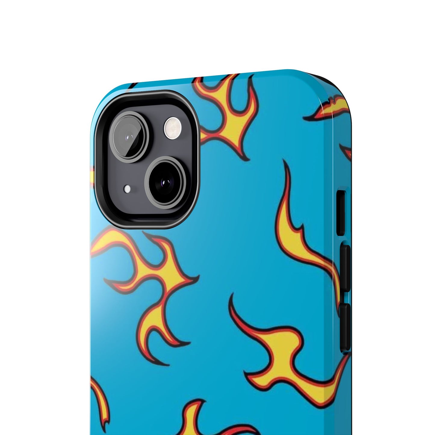 Blue Flame tough phone case