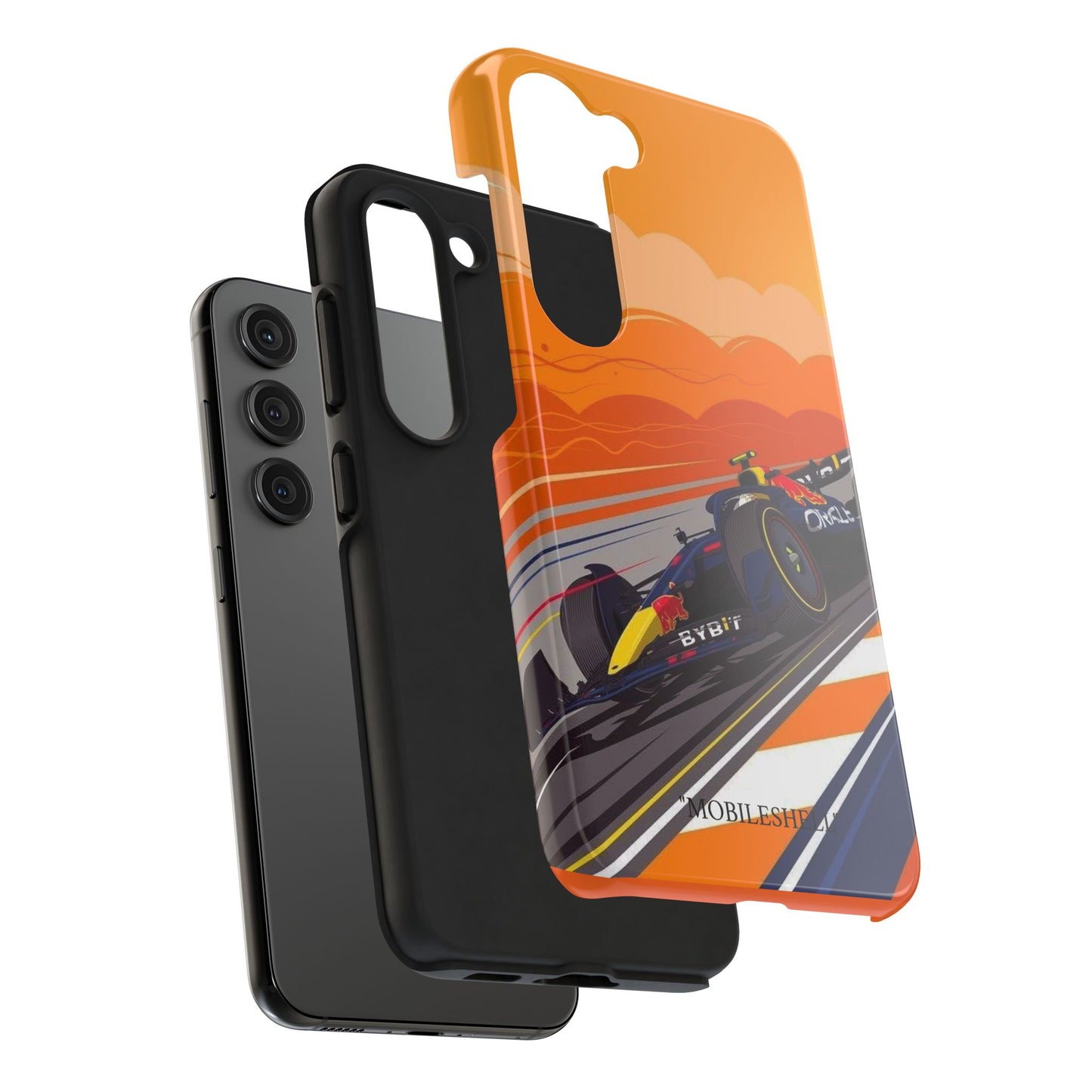 F1 Redbull cartoon tough phone case