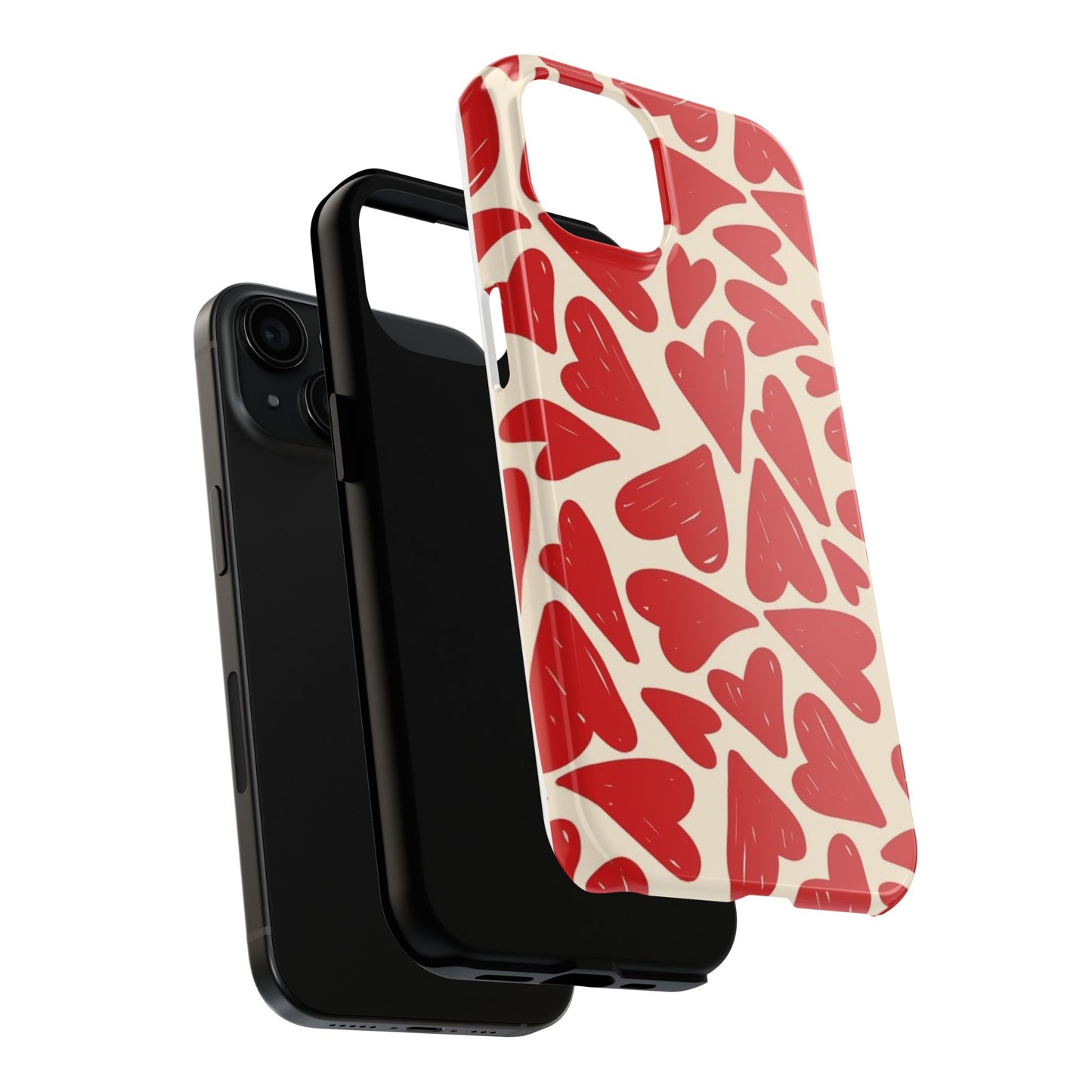 Red Heart Tough Phone Cases