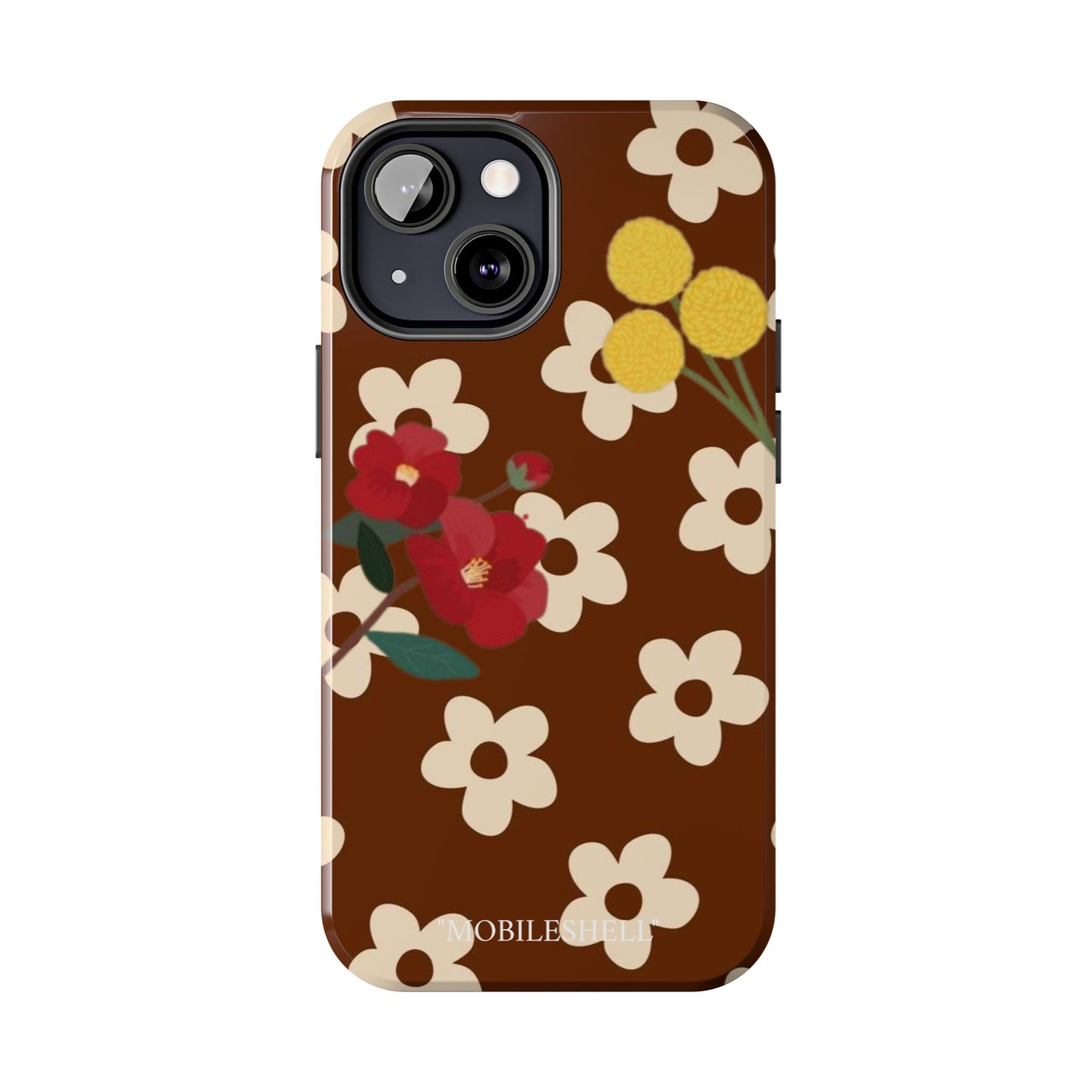 Flower vibe tough phone case