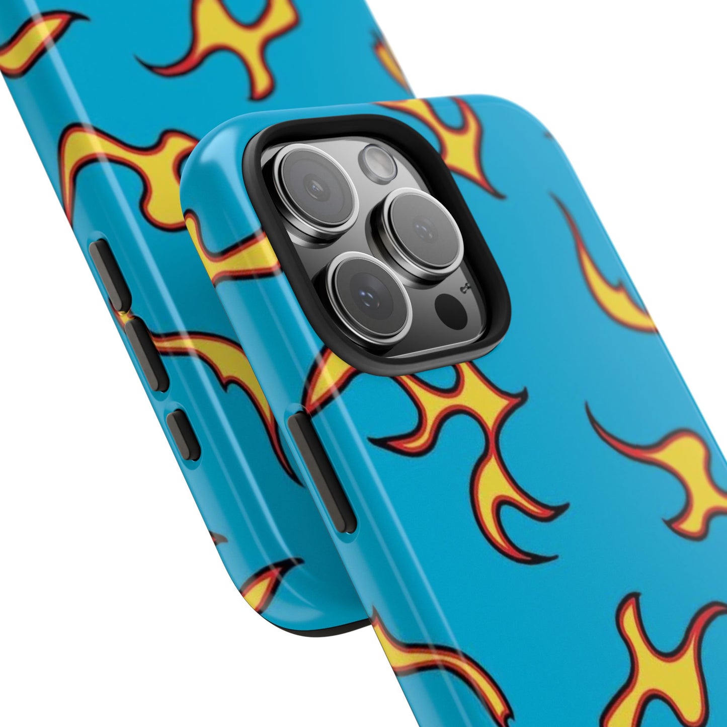 Blue Flame tough phone case