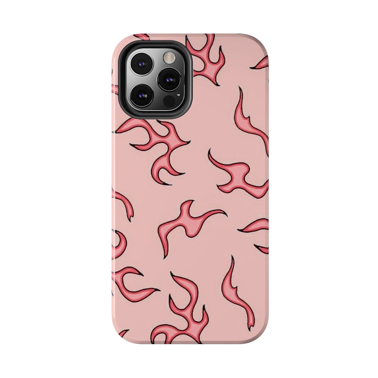 Stylish Flame Tough Phone Case