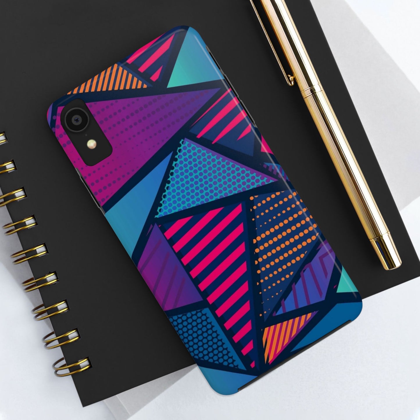 Vibrant Geometric Tough Phone Case