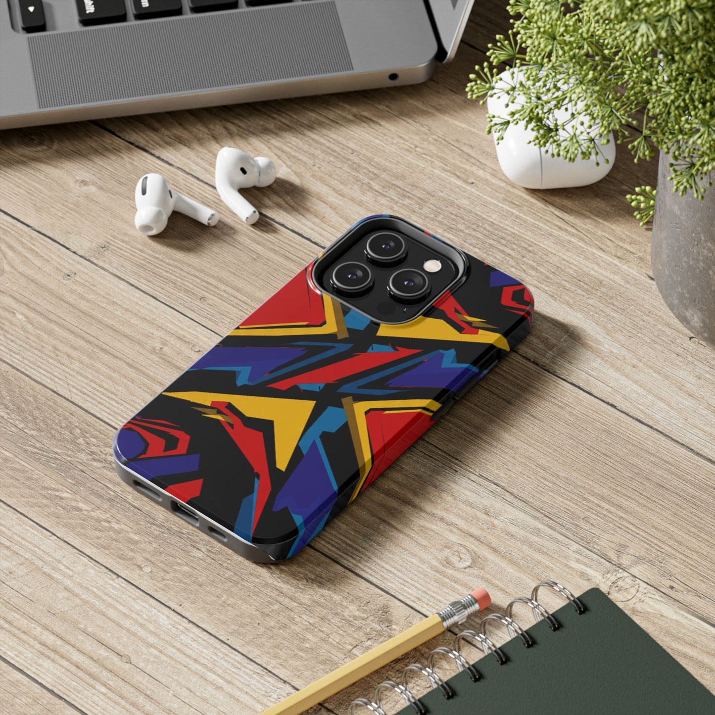 Bold Geometric Tough Phone Case