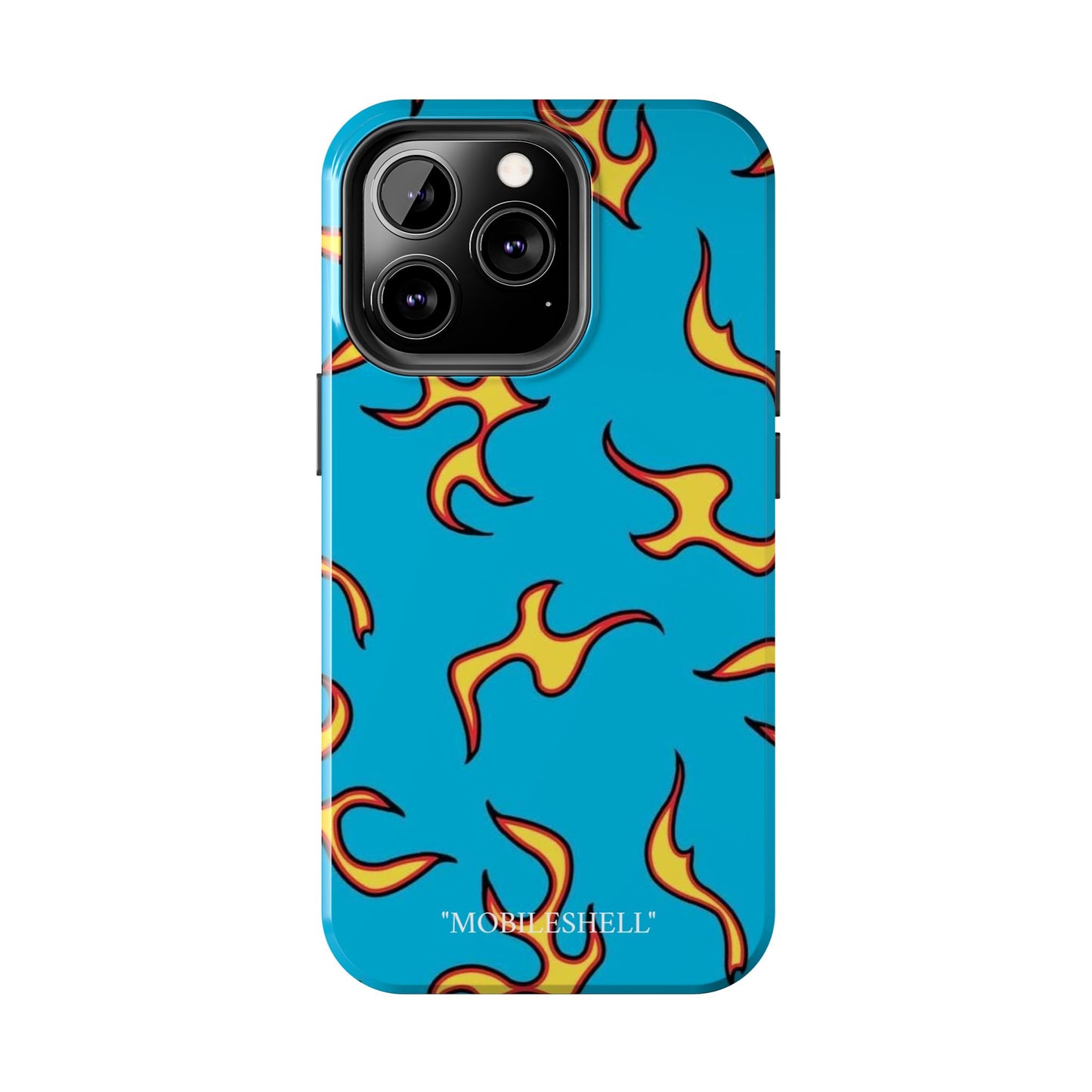 Blue Flame tough phone case