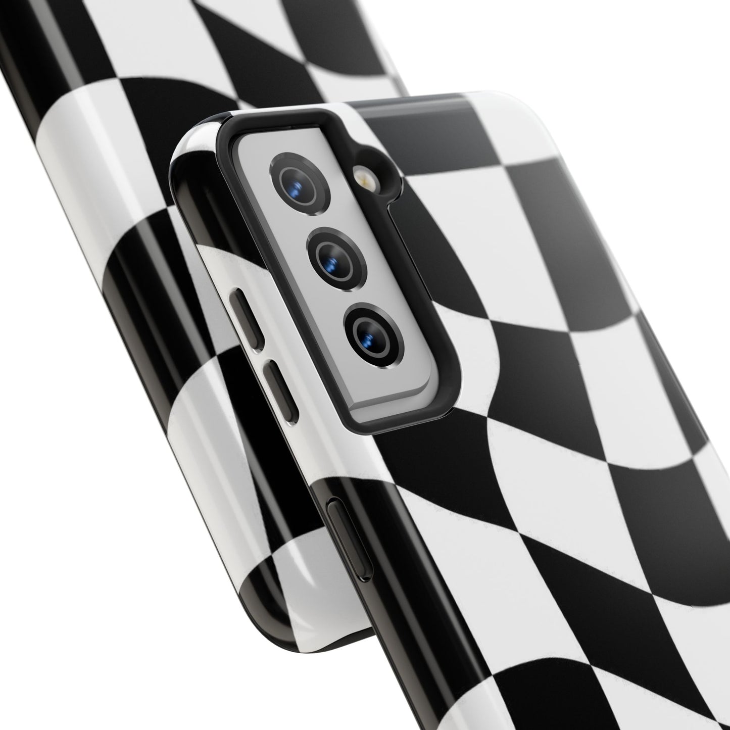 Checkers B&W tough phone case