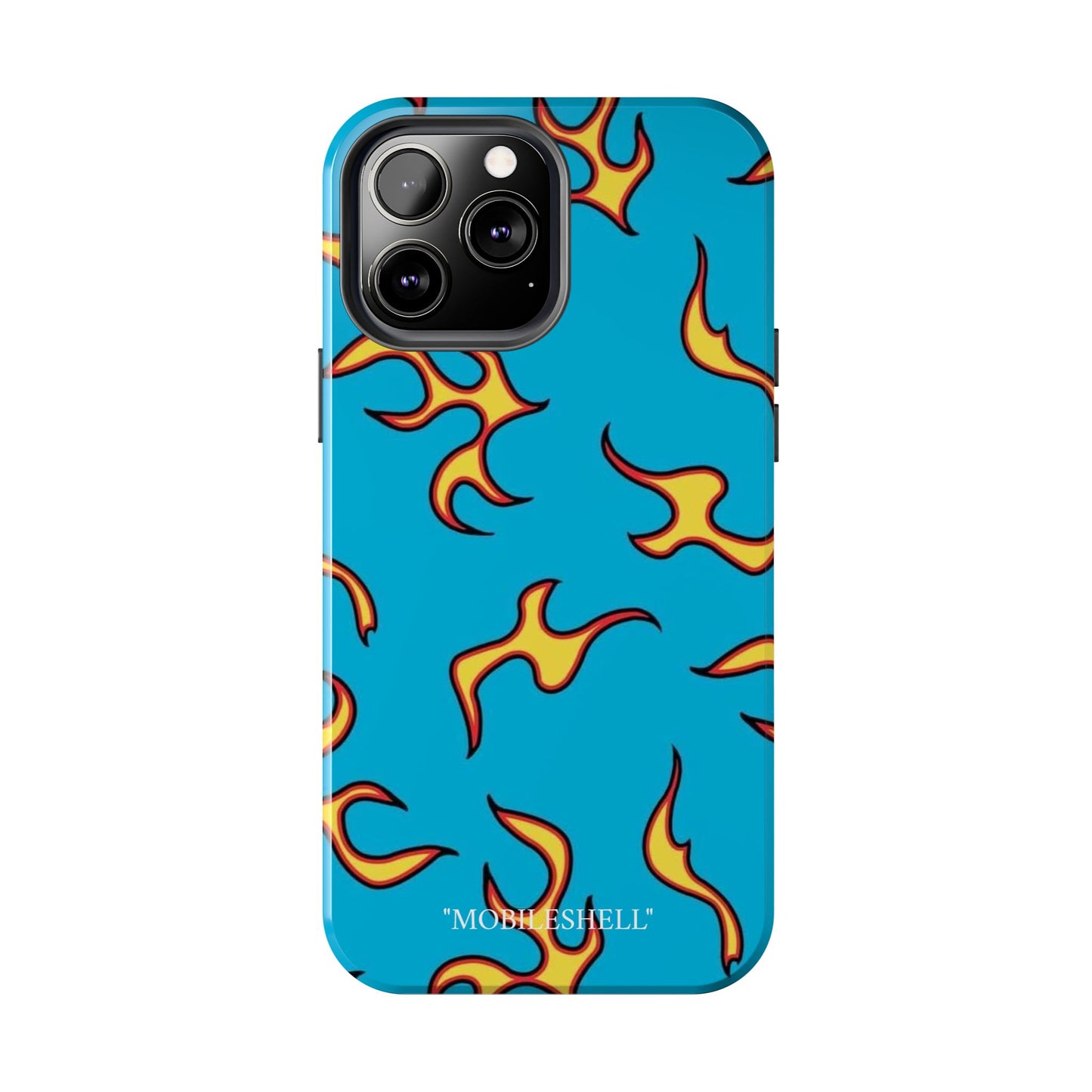 Blue Flame tough phone case