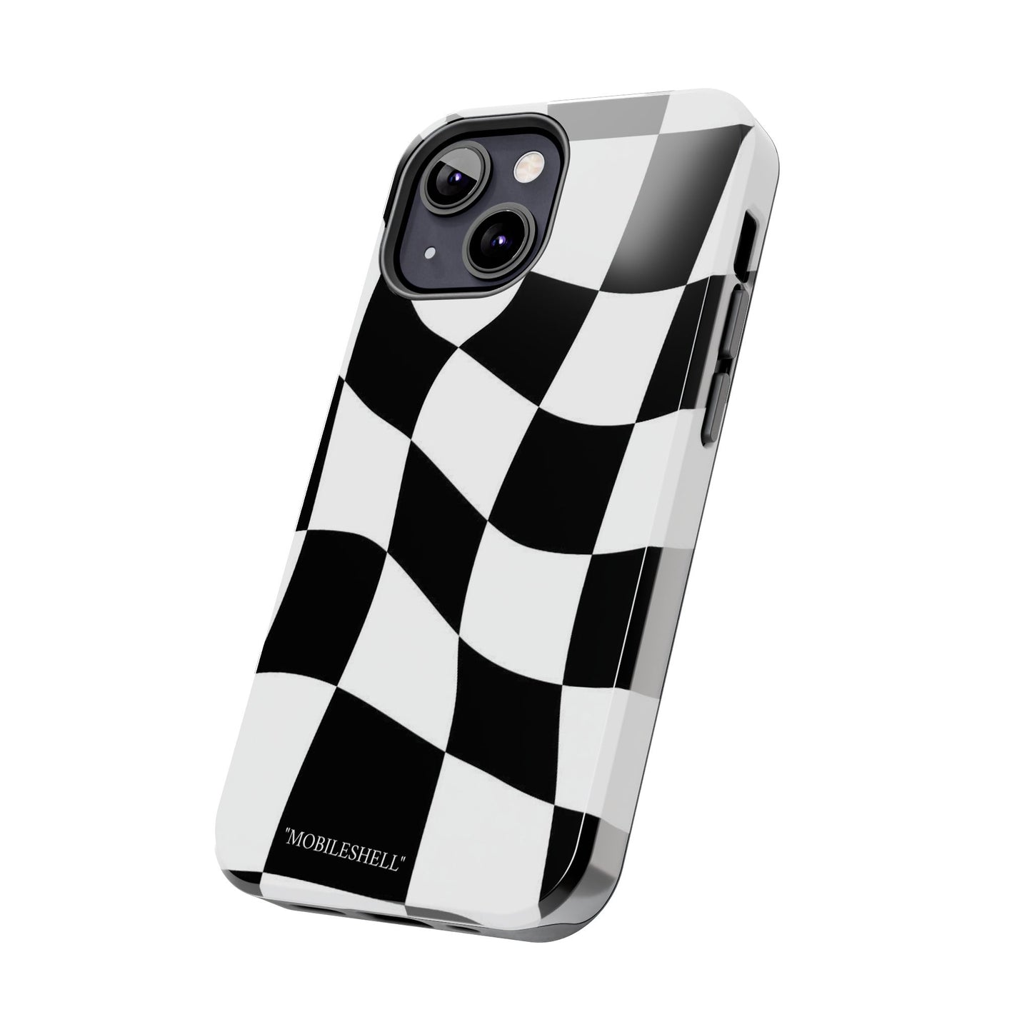 Checkers B&W tough phone case