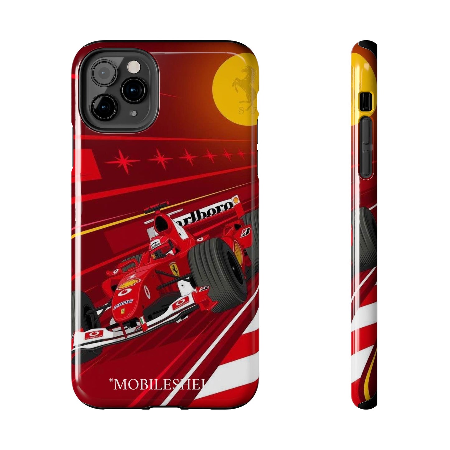 F1 Ferrari team car tough phone case