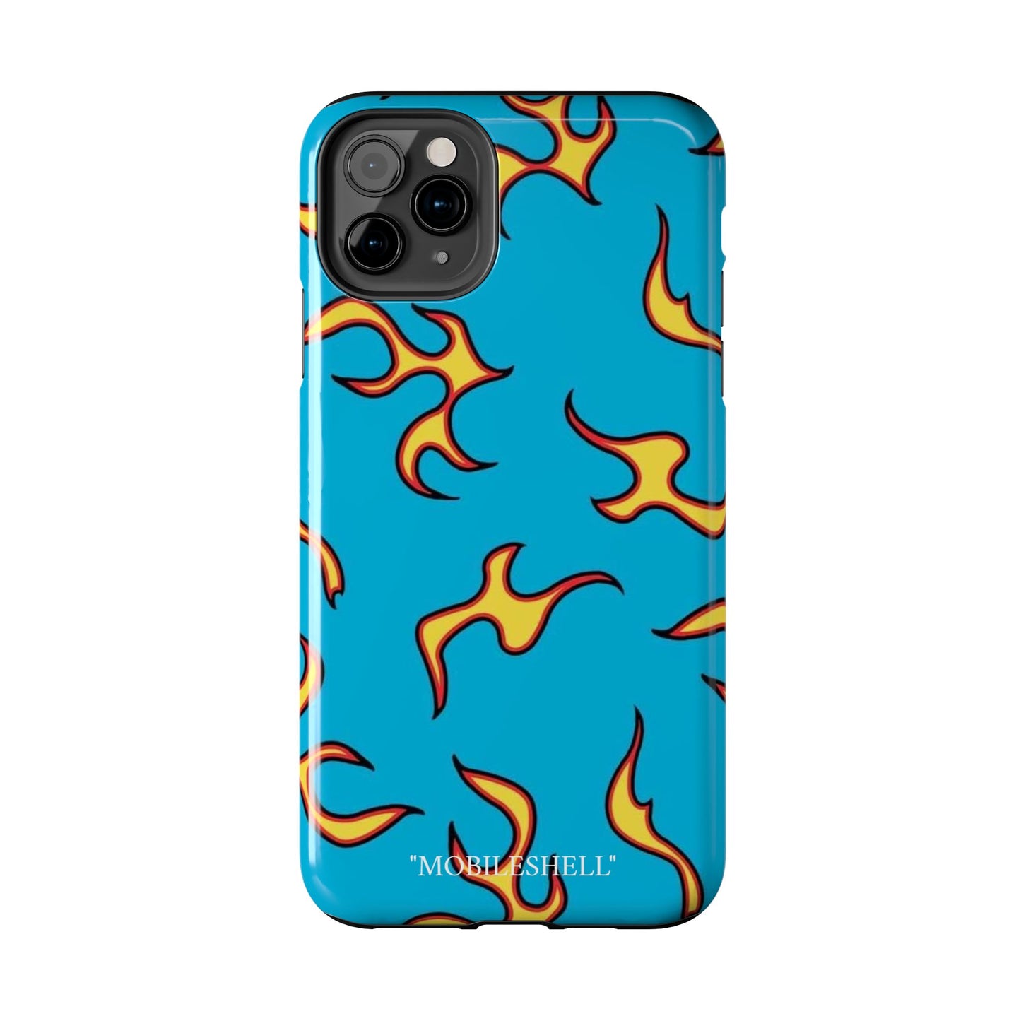 Blue Flame tough phone case