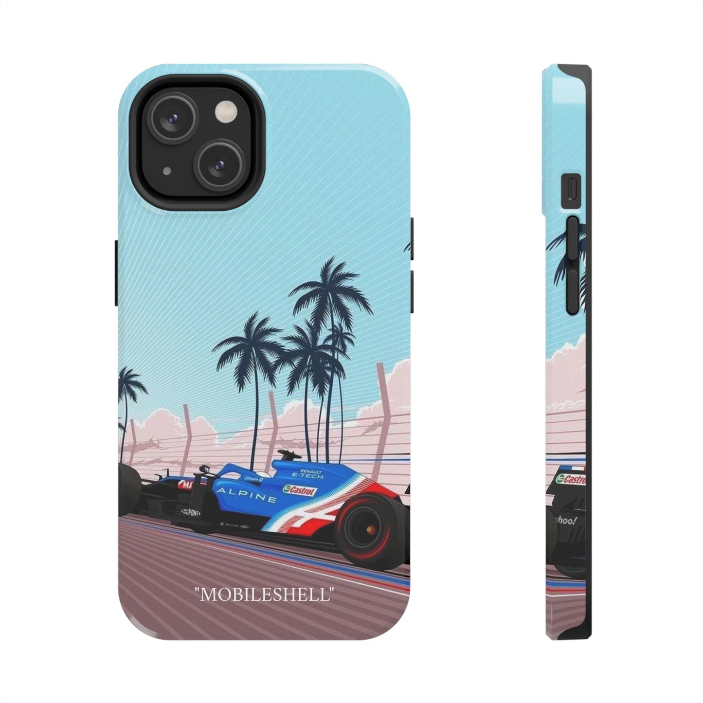 F1 Alpine team car tough phone case