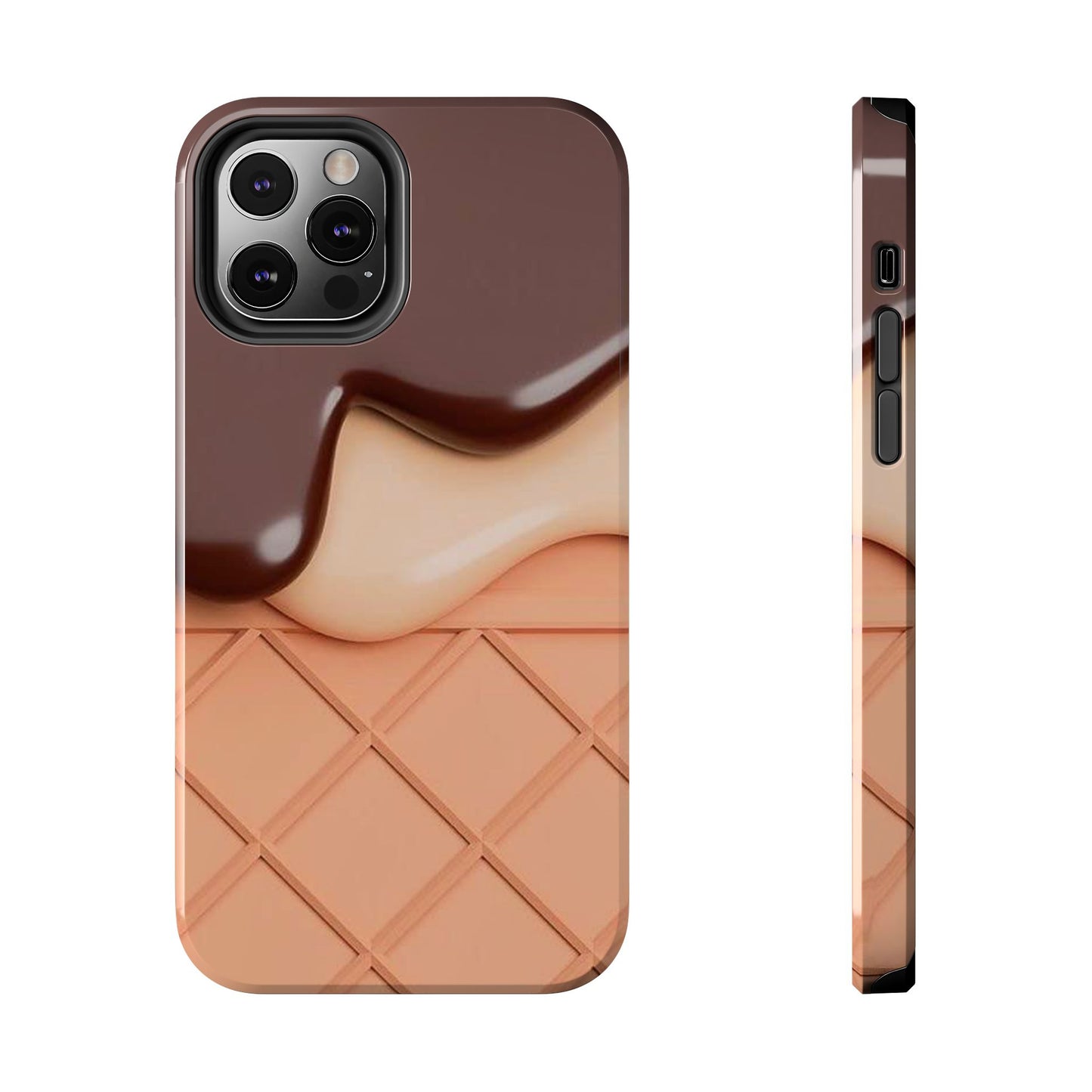 Ice cream drip Tough Phone Cases