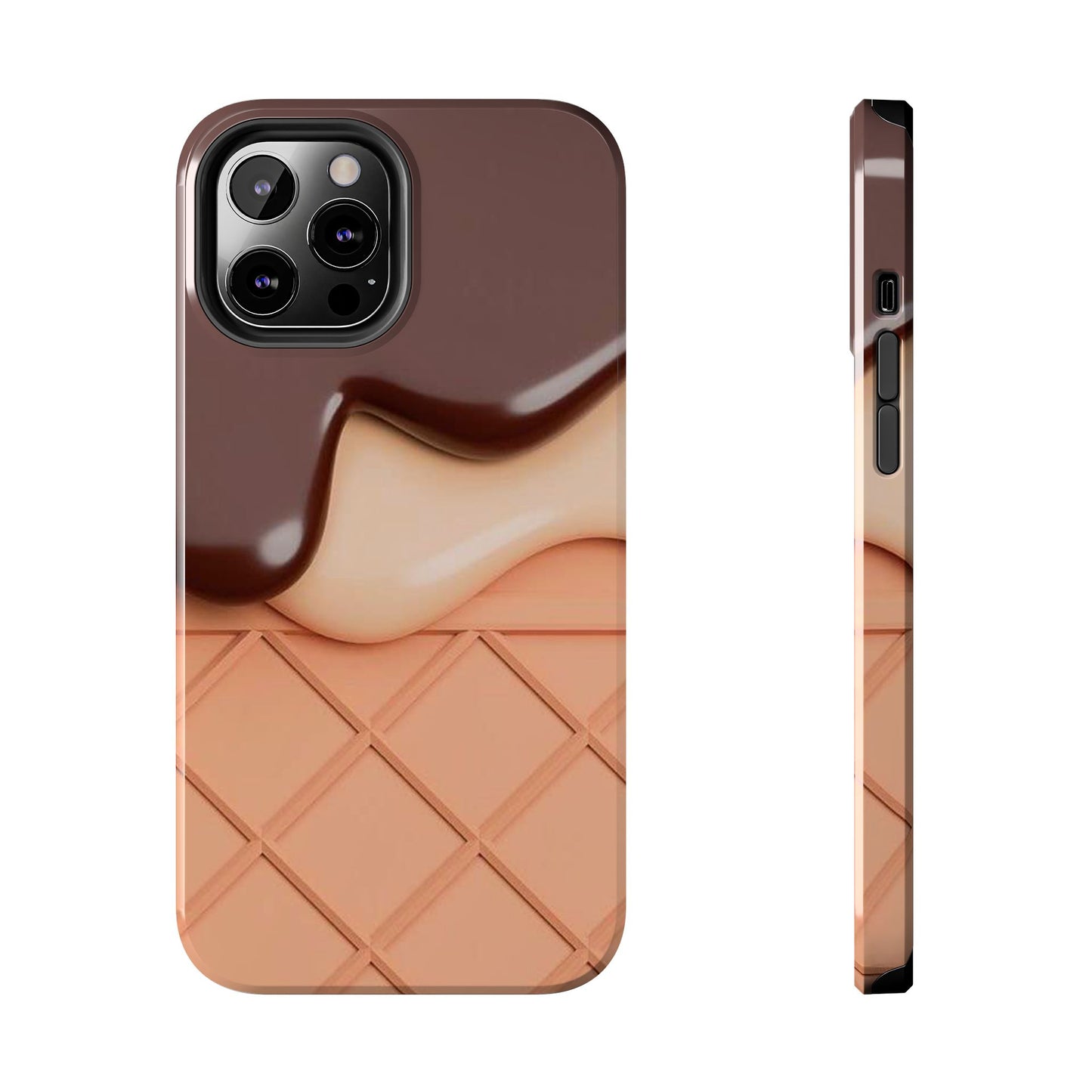 Ice cream drip Tough Phone Cases