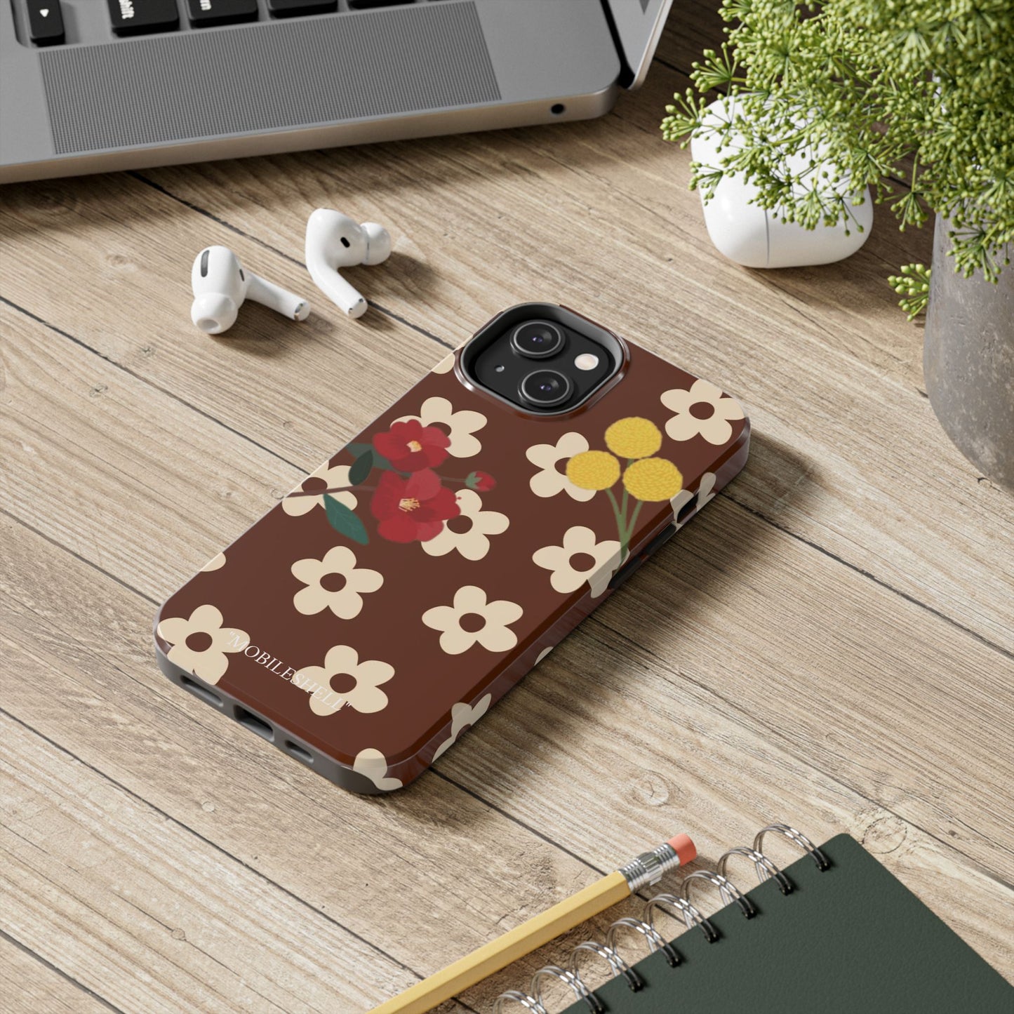 Flower vibe tough phone case