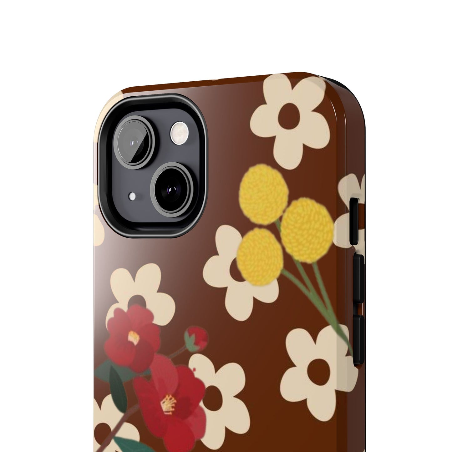 Flower vibe tough phone case