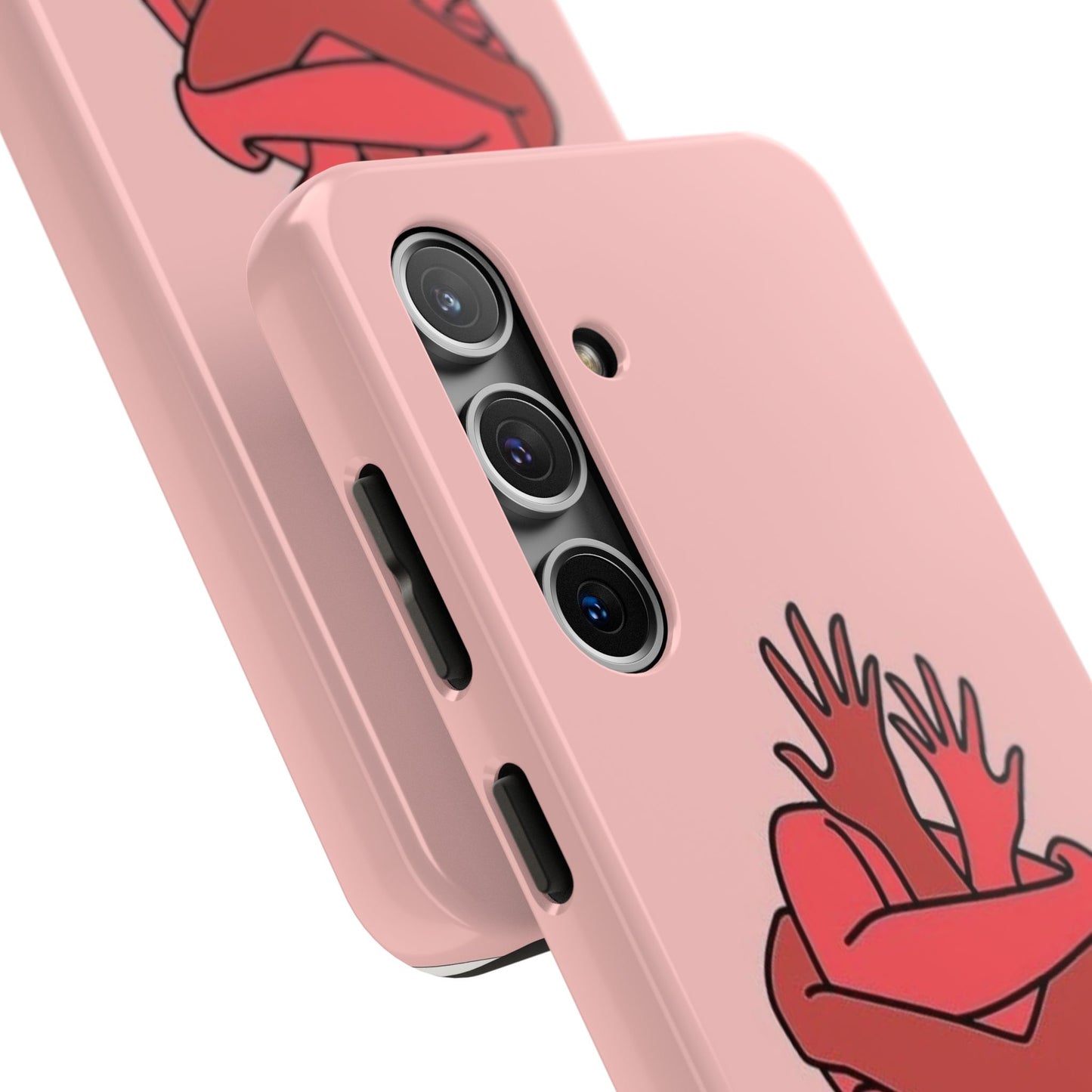 Artistic Heart Embrace Phone Case