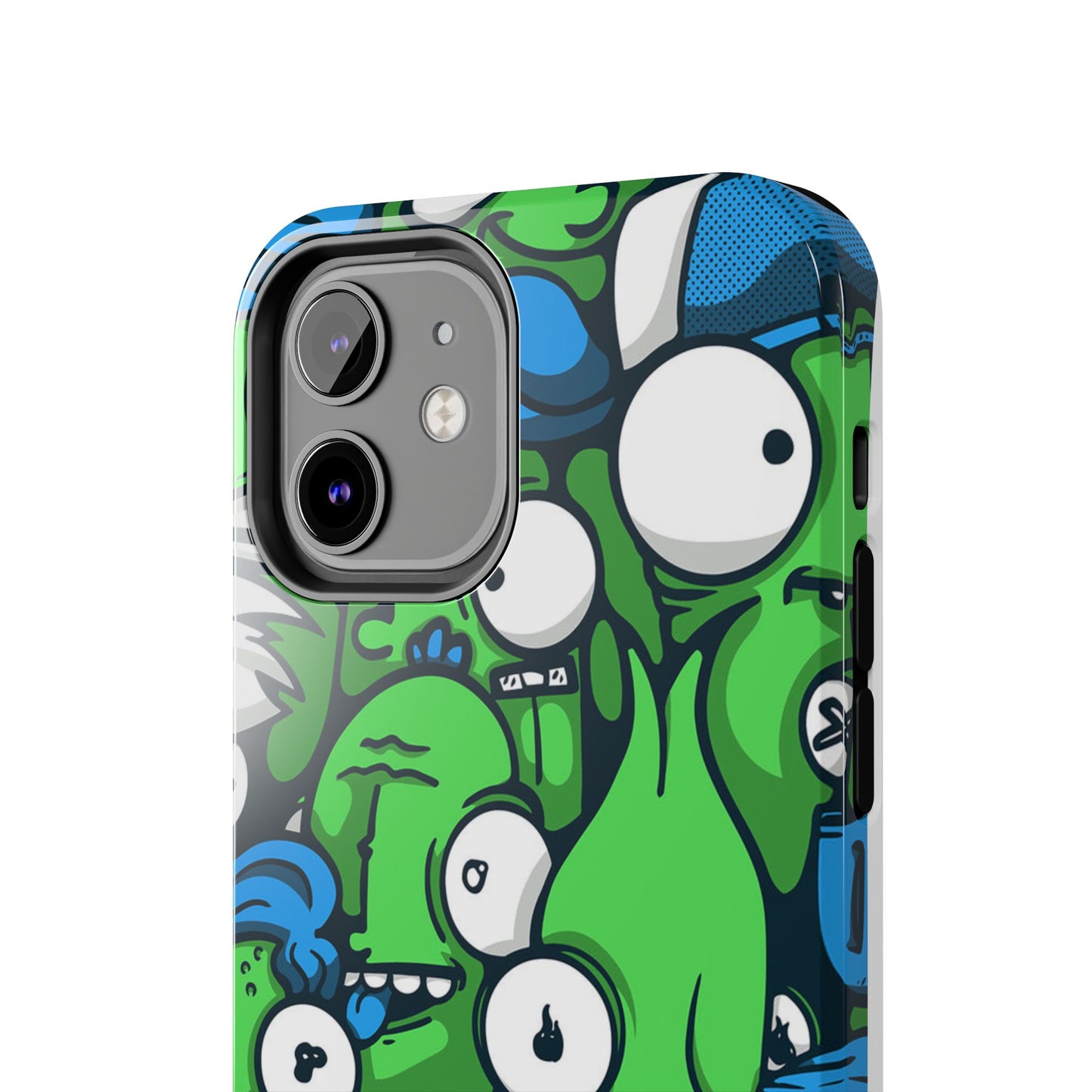 Whimsical Green Monster Phone Case