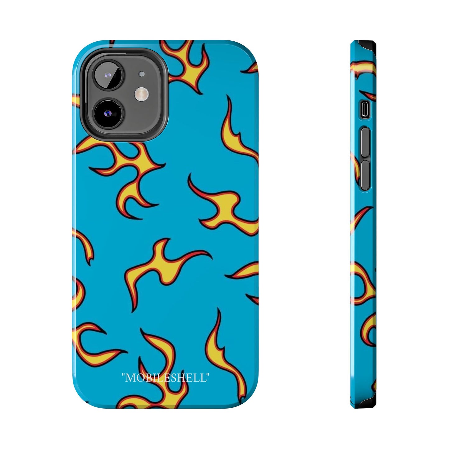 Blue Flame tough phone case