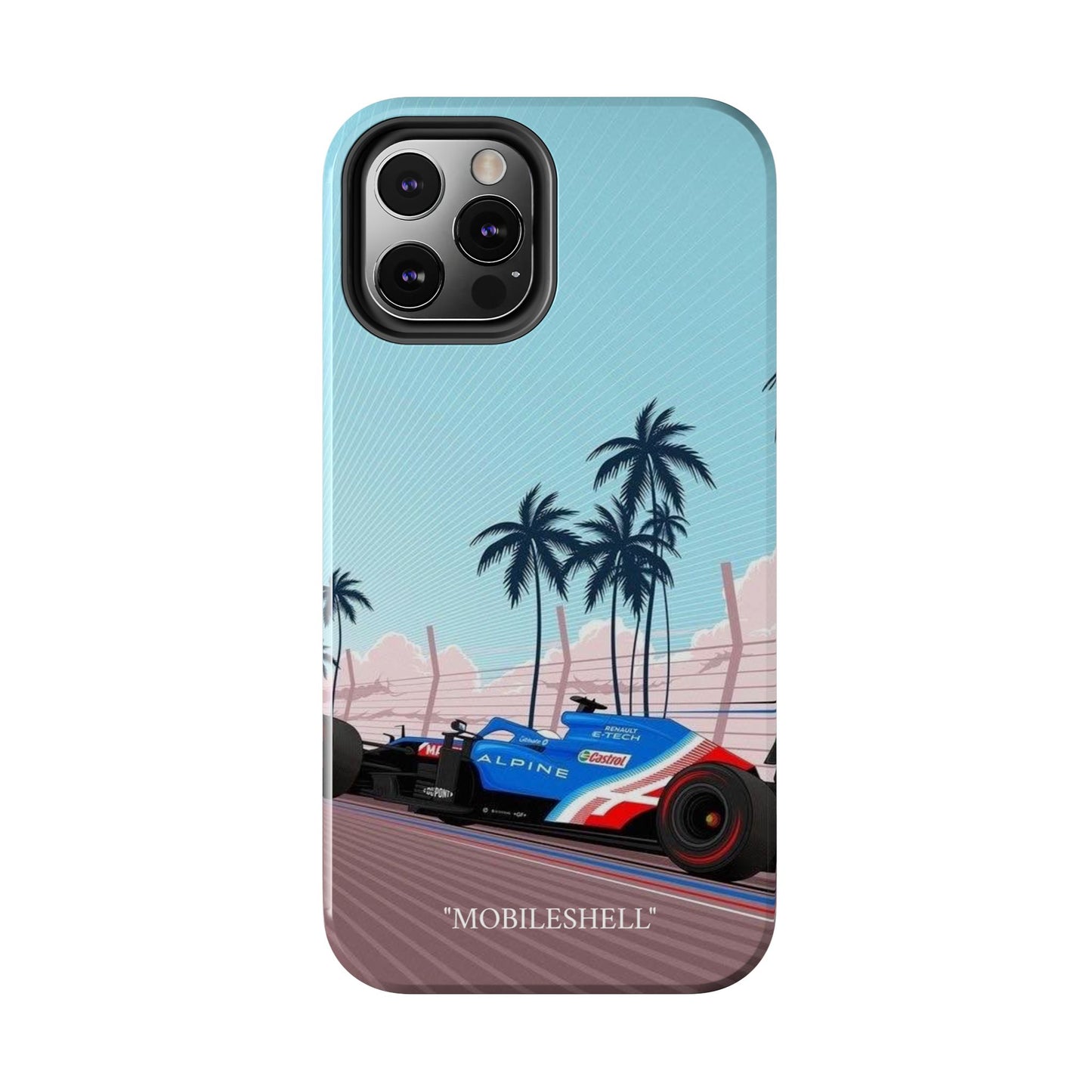 F1 Alpine team car tough phone case