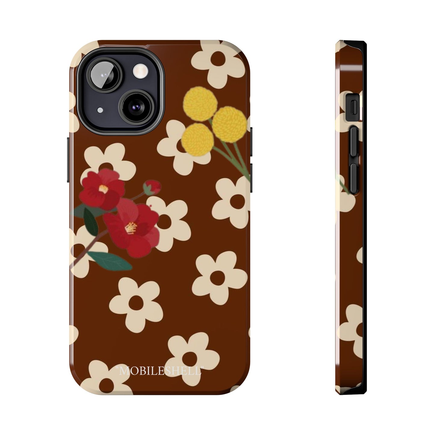 Flower vibe tough phone case