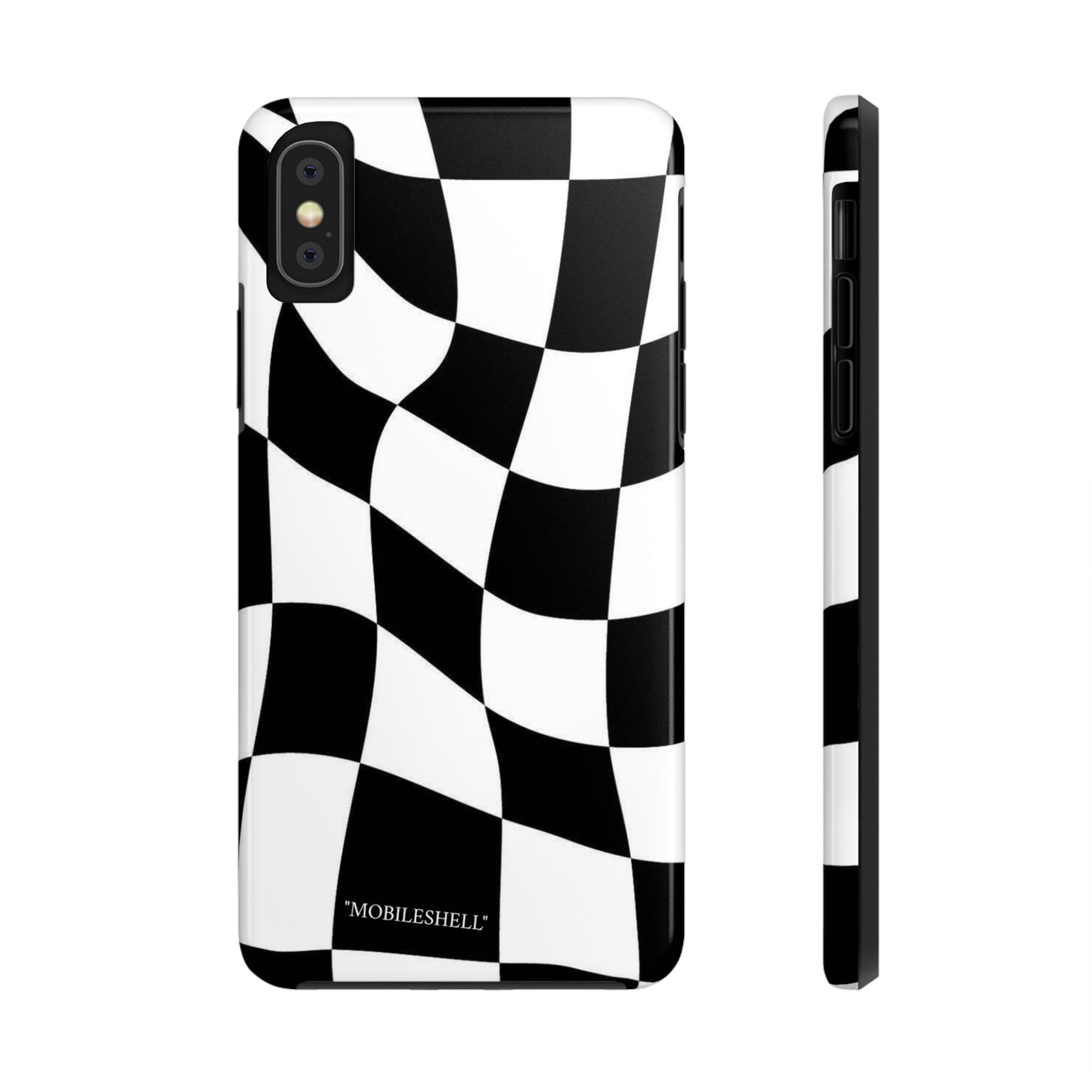 Checkers B&W tough phone case