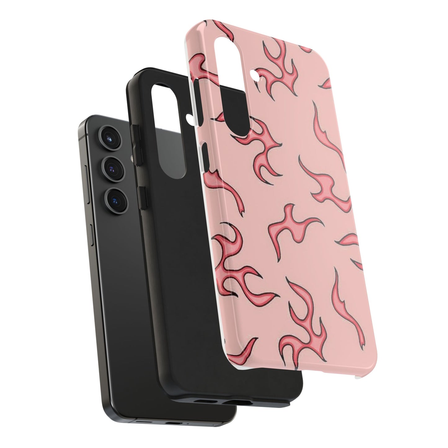 Stylish Flame Tough Phone Case