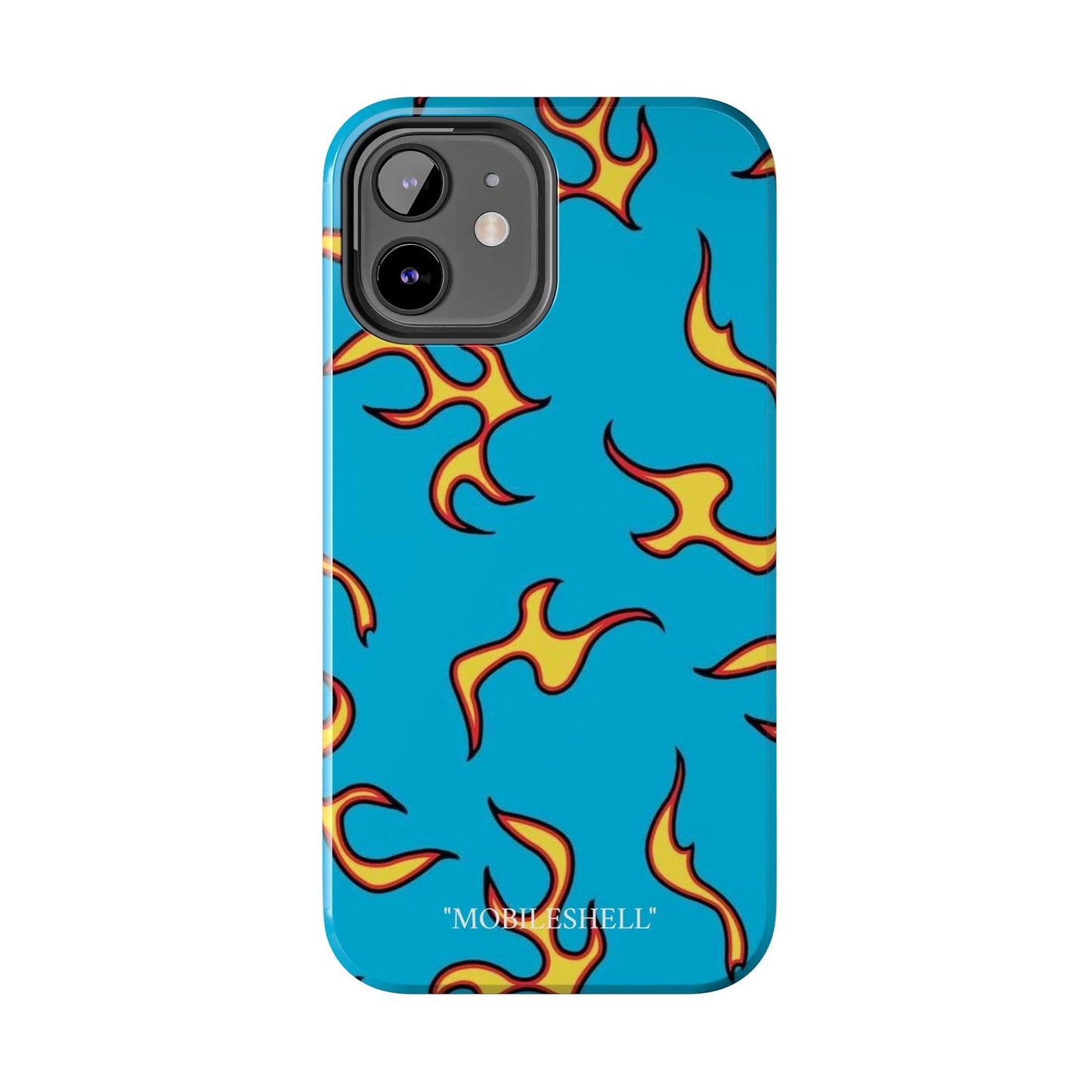 Blue Flame tough phone case