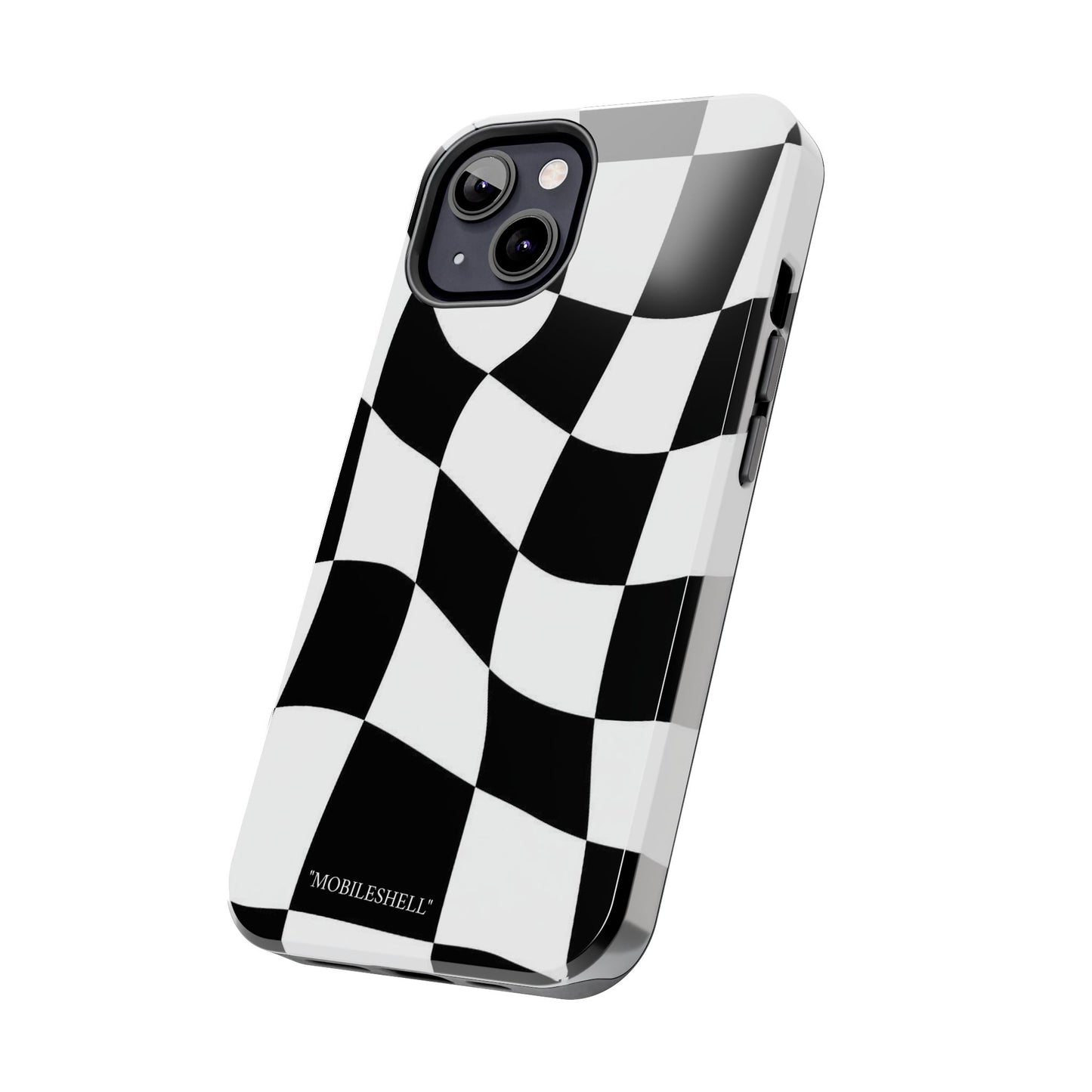 Checkers B&W tough phone case