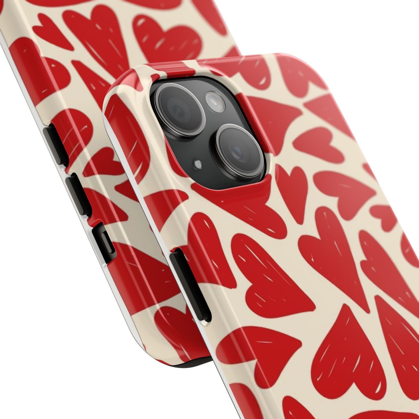 Red Heart Tough Phone Cases