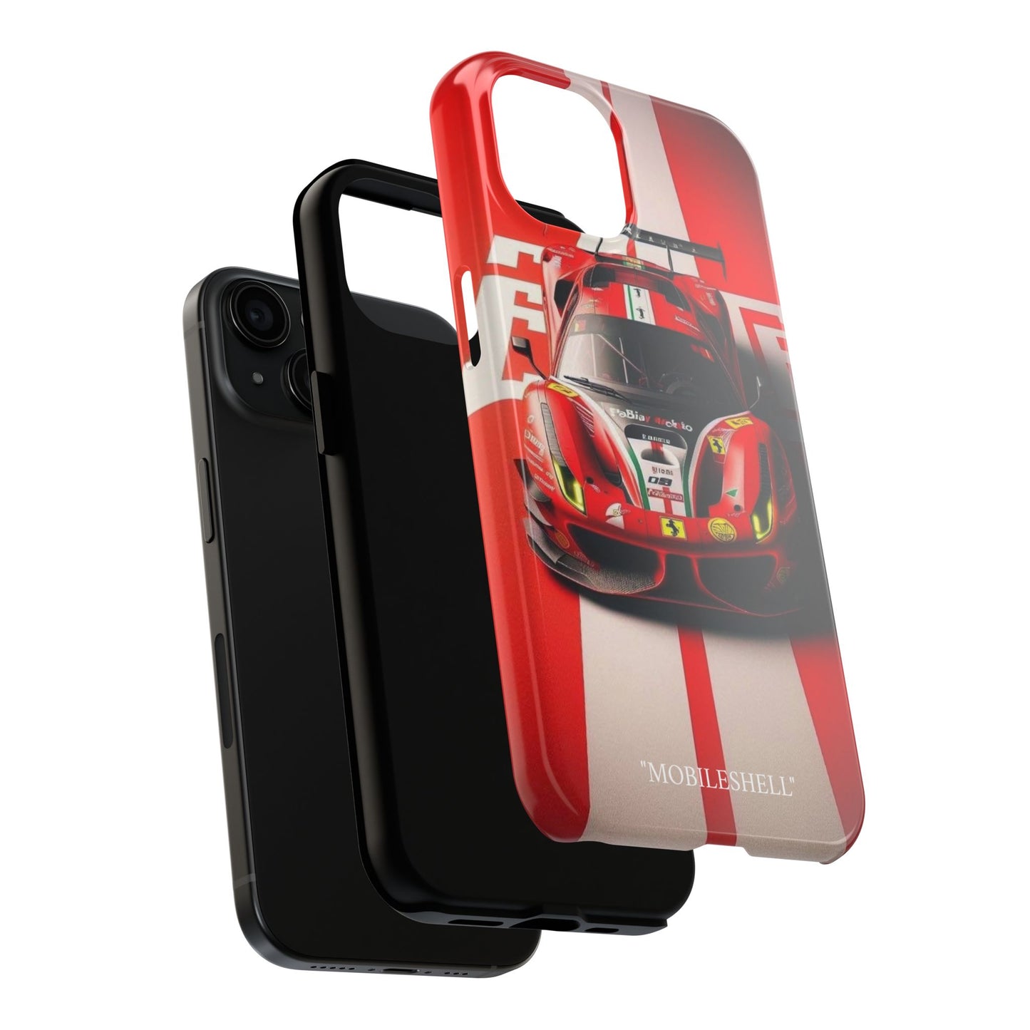 Red Ferrari tough phone case