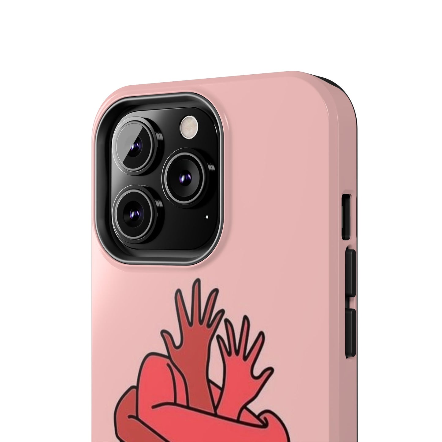 Artistic Heart Embrace Phone Case