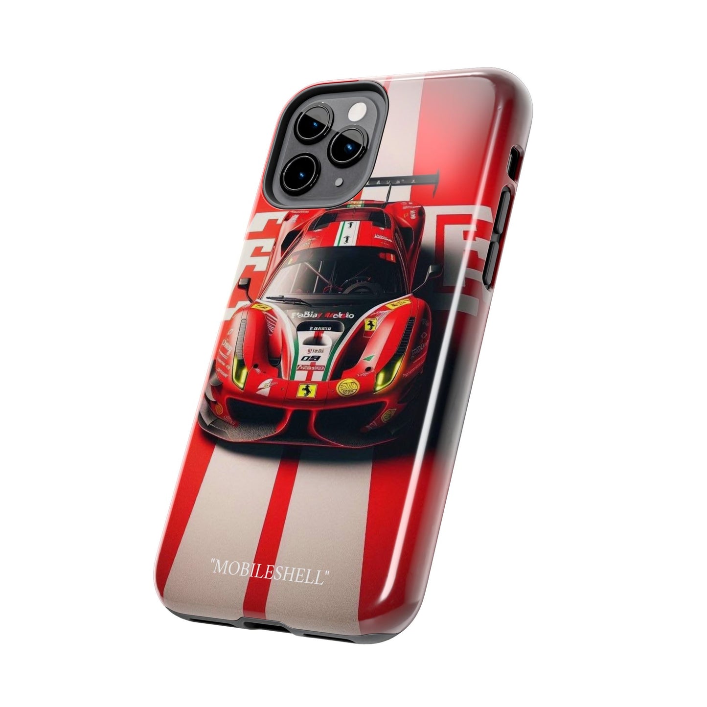 Red Ferrari tough phone case