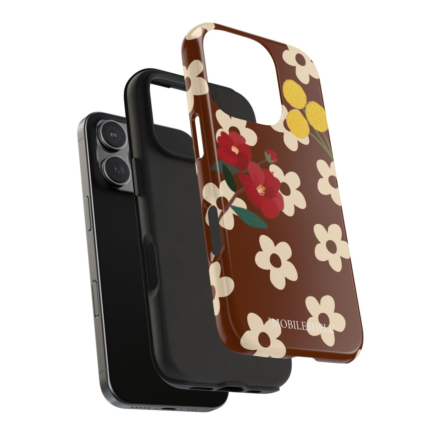 Flower vibe tough phone case