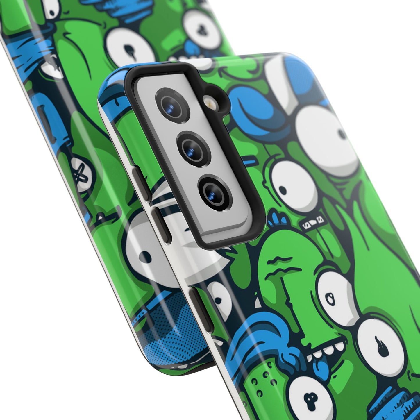 Whimsical Green Monster Phone Case