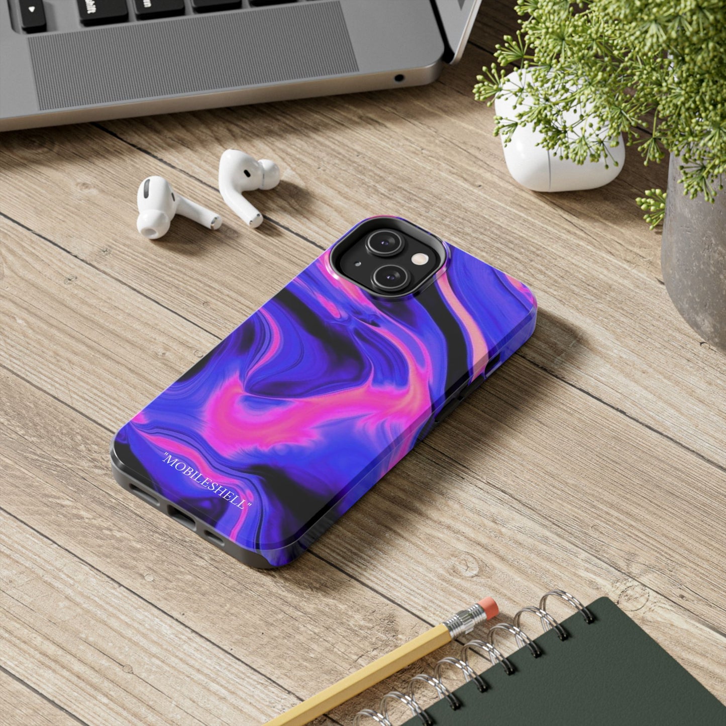 Purple pink dizzy tough case